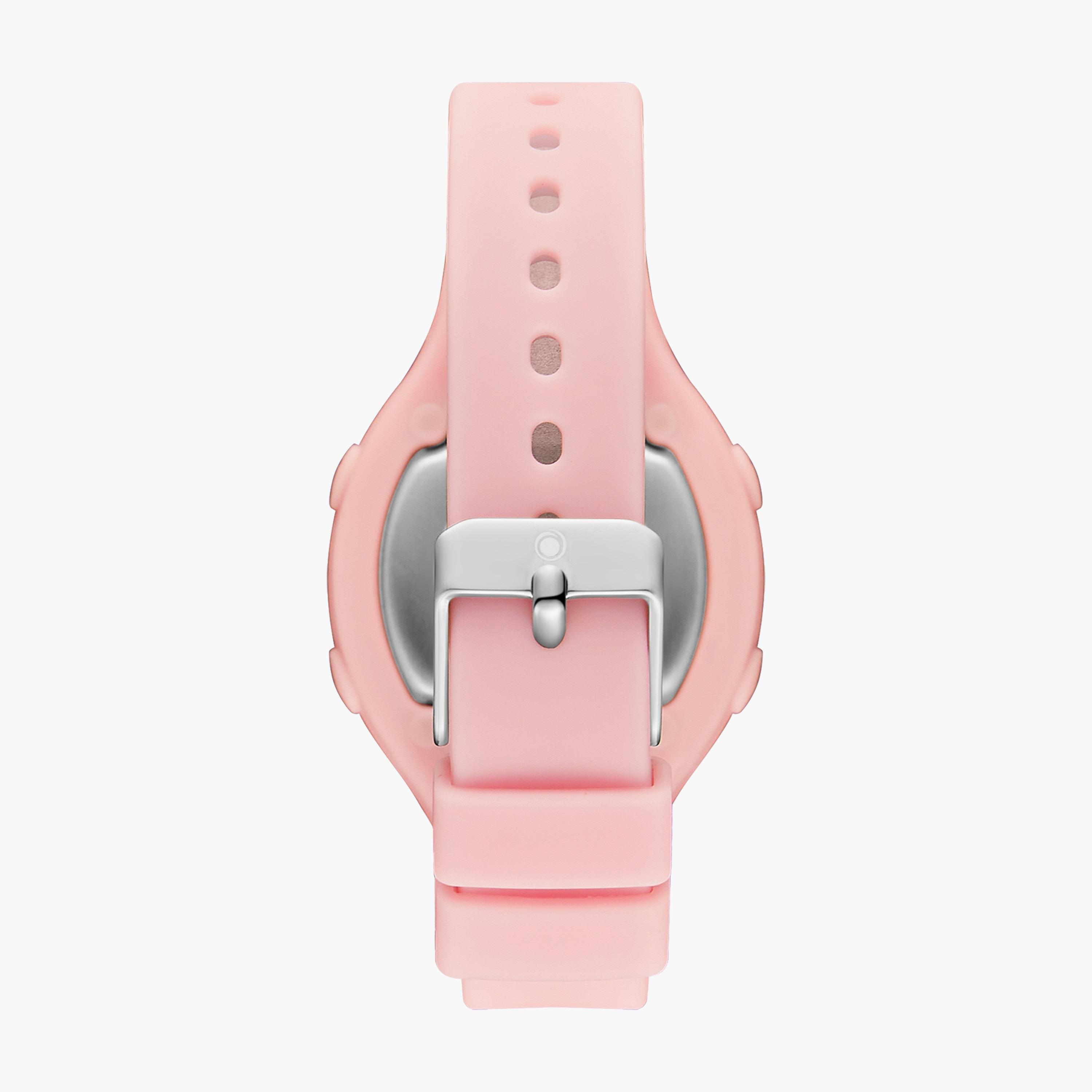 A23925-PPFF | ساعة رقمية للأطفال بسوار سيليكون بلون بيتش من أسترو-girls-accessories-watches-image-3