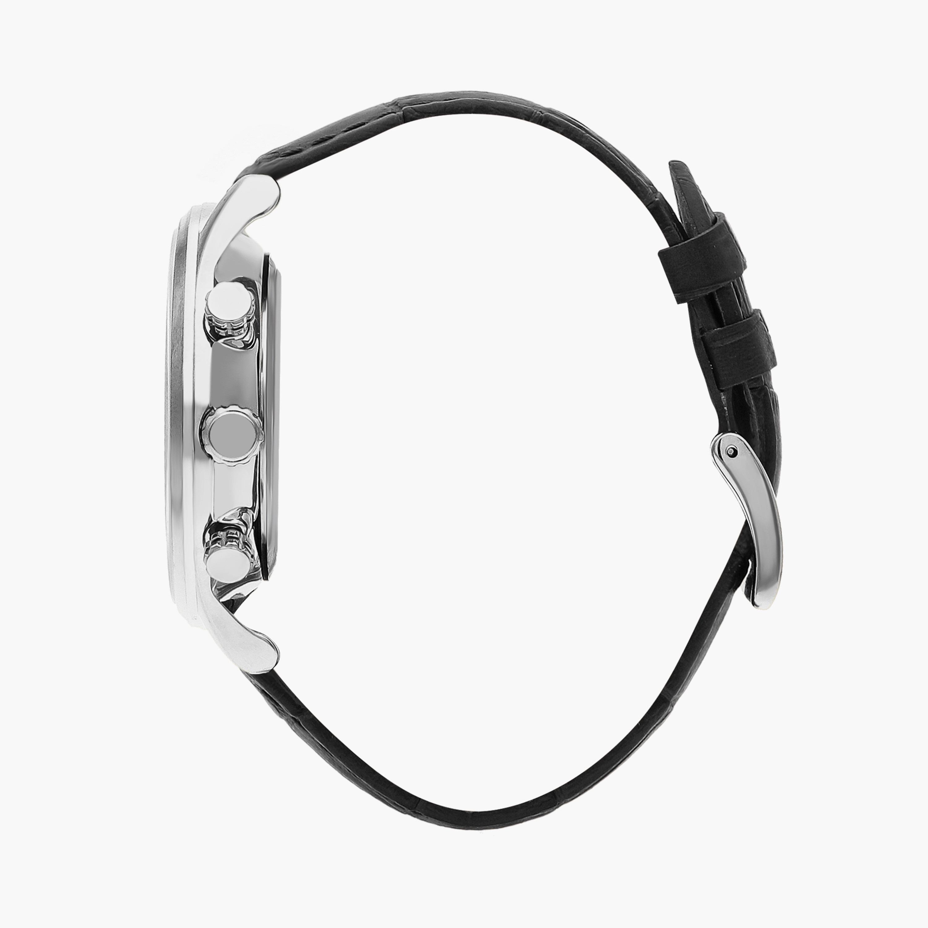 BP3371X.351 | ساعة كرونوغراف من بيفرلي هيلز بولو كلوب بعقارب وسوار جلدي أسود للرجال-men-watchesandjewellery-watches-image-2
