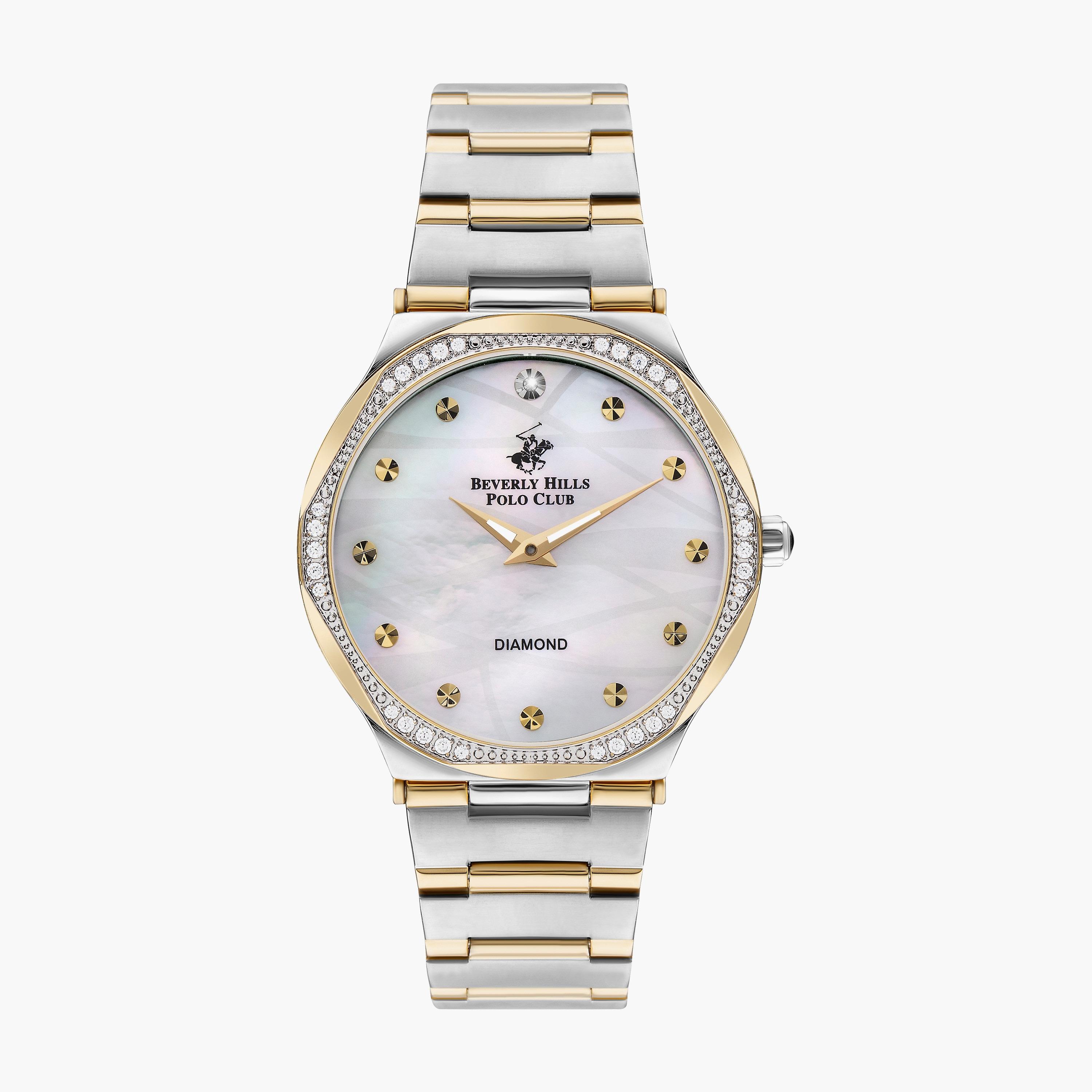 ساعة أنالوج ذهبية بسوار ستانلس ستيل من كينيث سكوت للرجال | K23026-GBGC-women-watchesandjewellery-watches-image-1