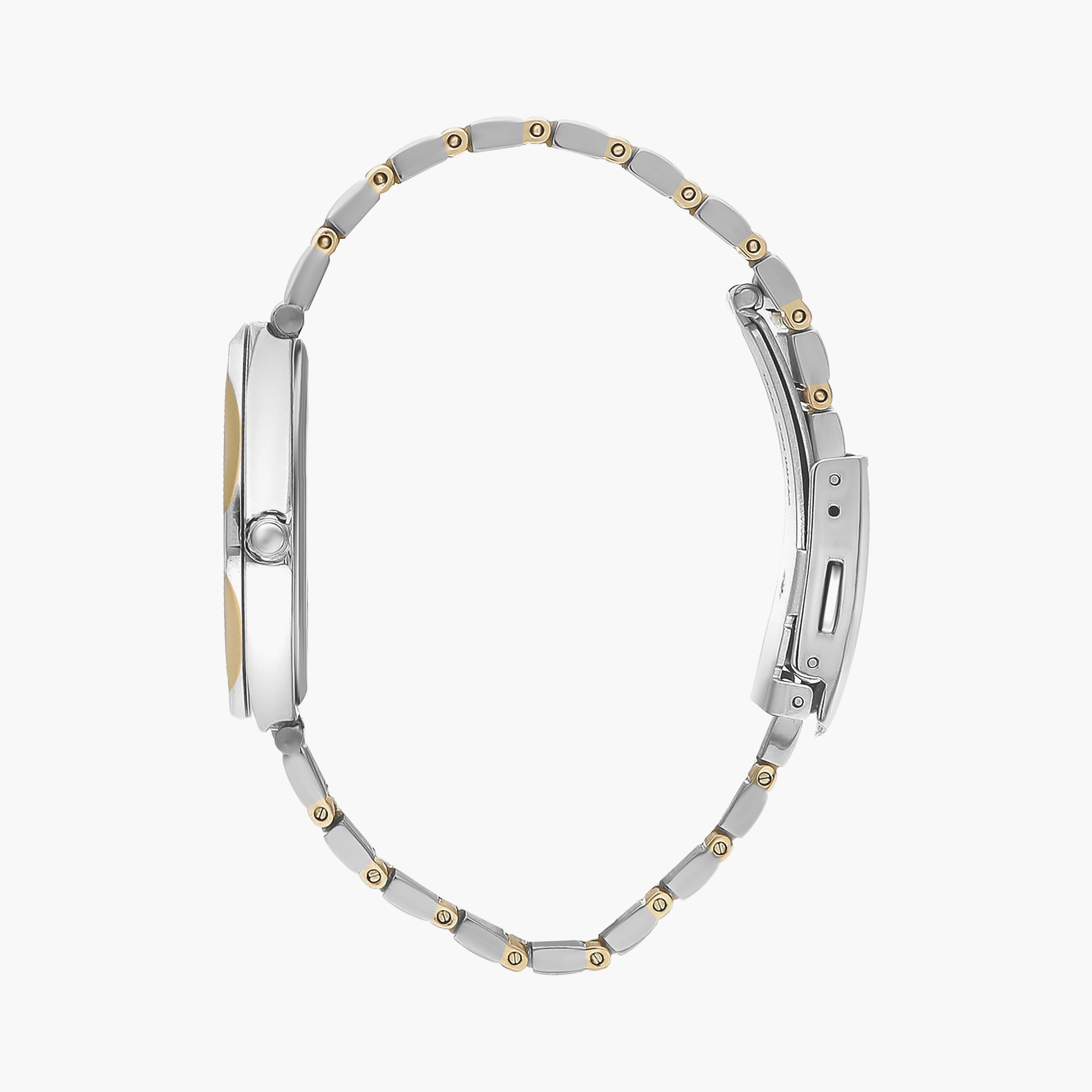 ساعة أنالوج ذهبية بسوار ستانلس ستيل من كينيث سكوت للرجال | K23026-GBGC-women-watchesandjewellery-watches-image-2