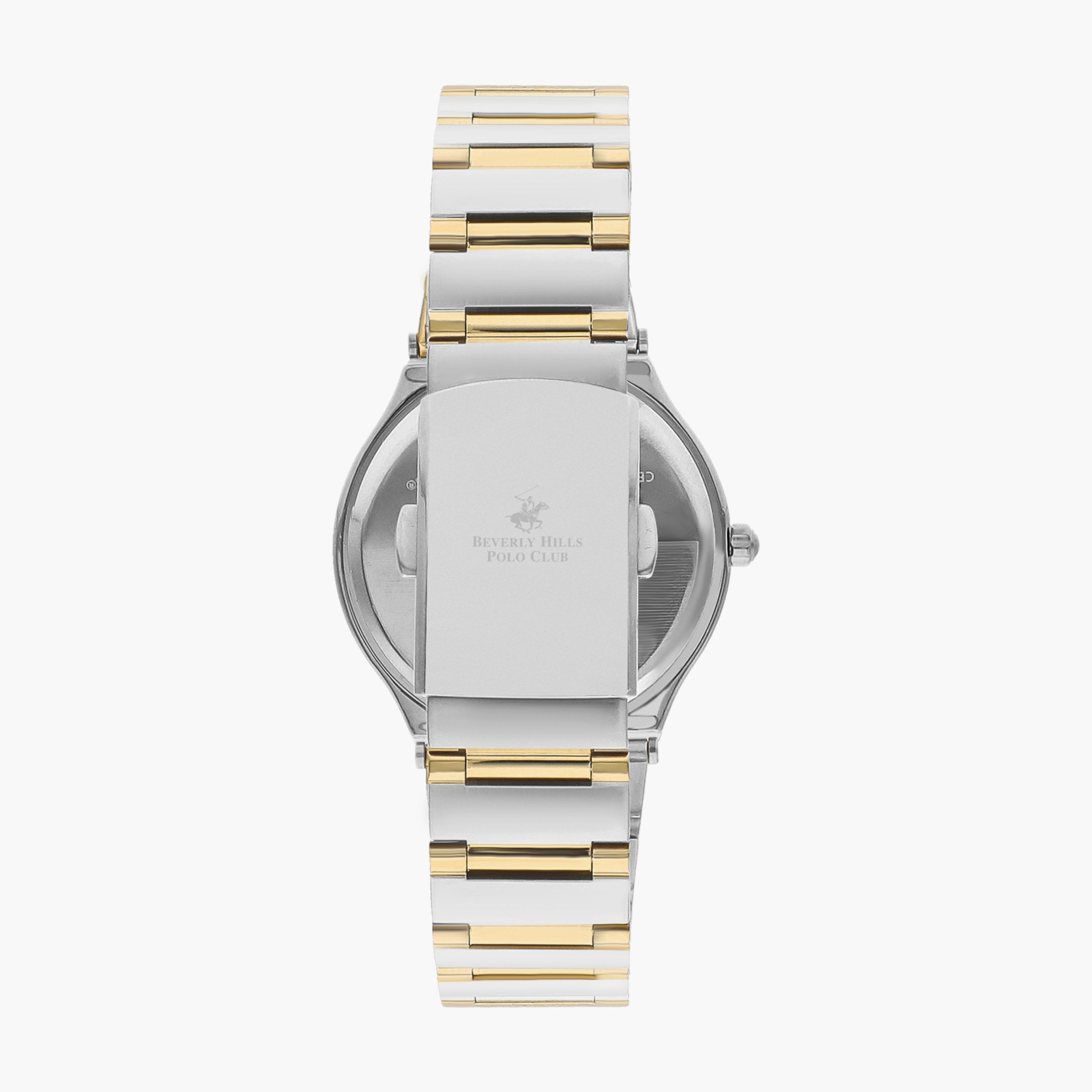 ساعة أنالوج ذهبية بسوار ستانلس ستيل من كينيث سكوت للرجال | K23026-GBGC-women-watchesandjewellery-watches-image-3