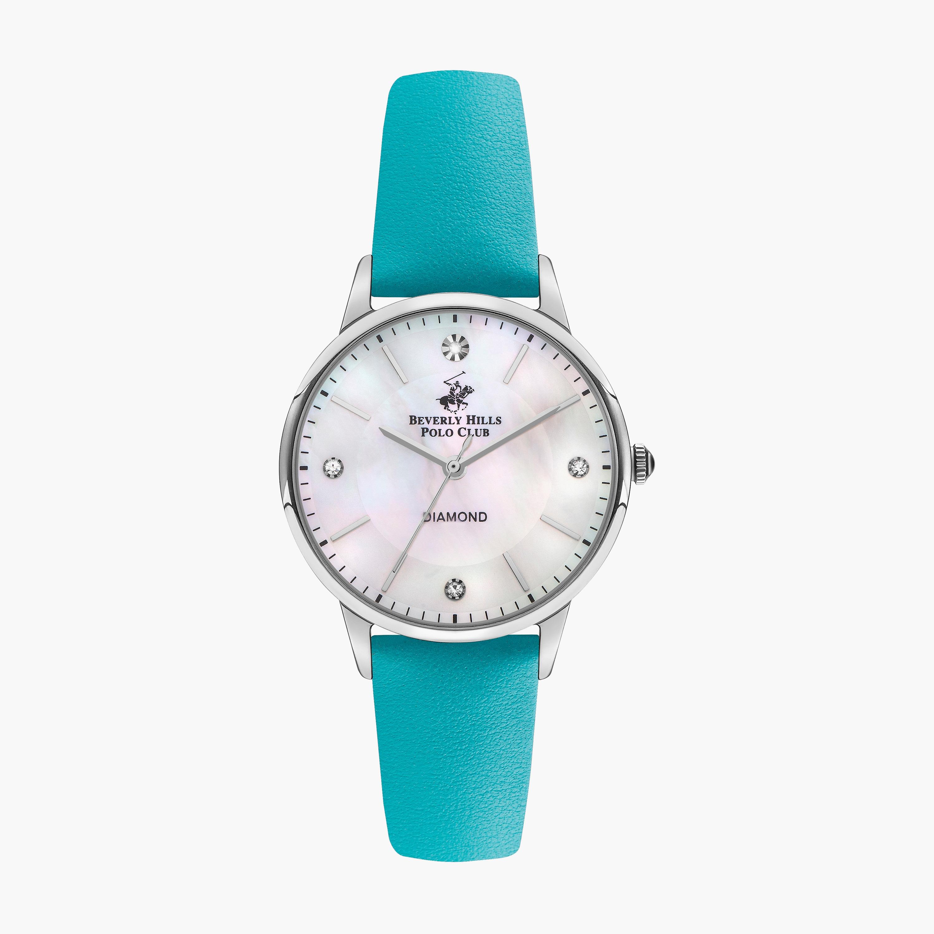 BP3392C.320 | ساعة أنالوج من بيفرلي هيلز بولو كلوب بسوار جلدي ازرق-women-watchesandjewellery-watches-image-1