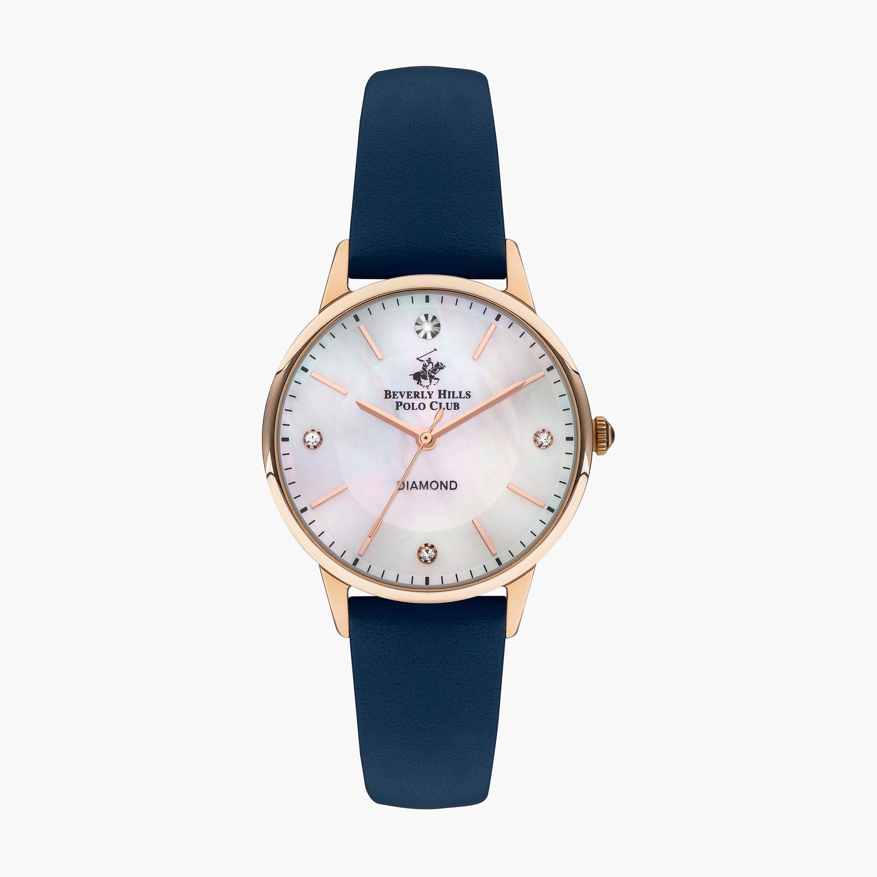 BP3392C.439 | ساعة أنالوج من بيفرلي هيلز بولو كلوب بسوار جلدي ازرق-women-watchesandjewellery-watches-image-1