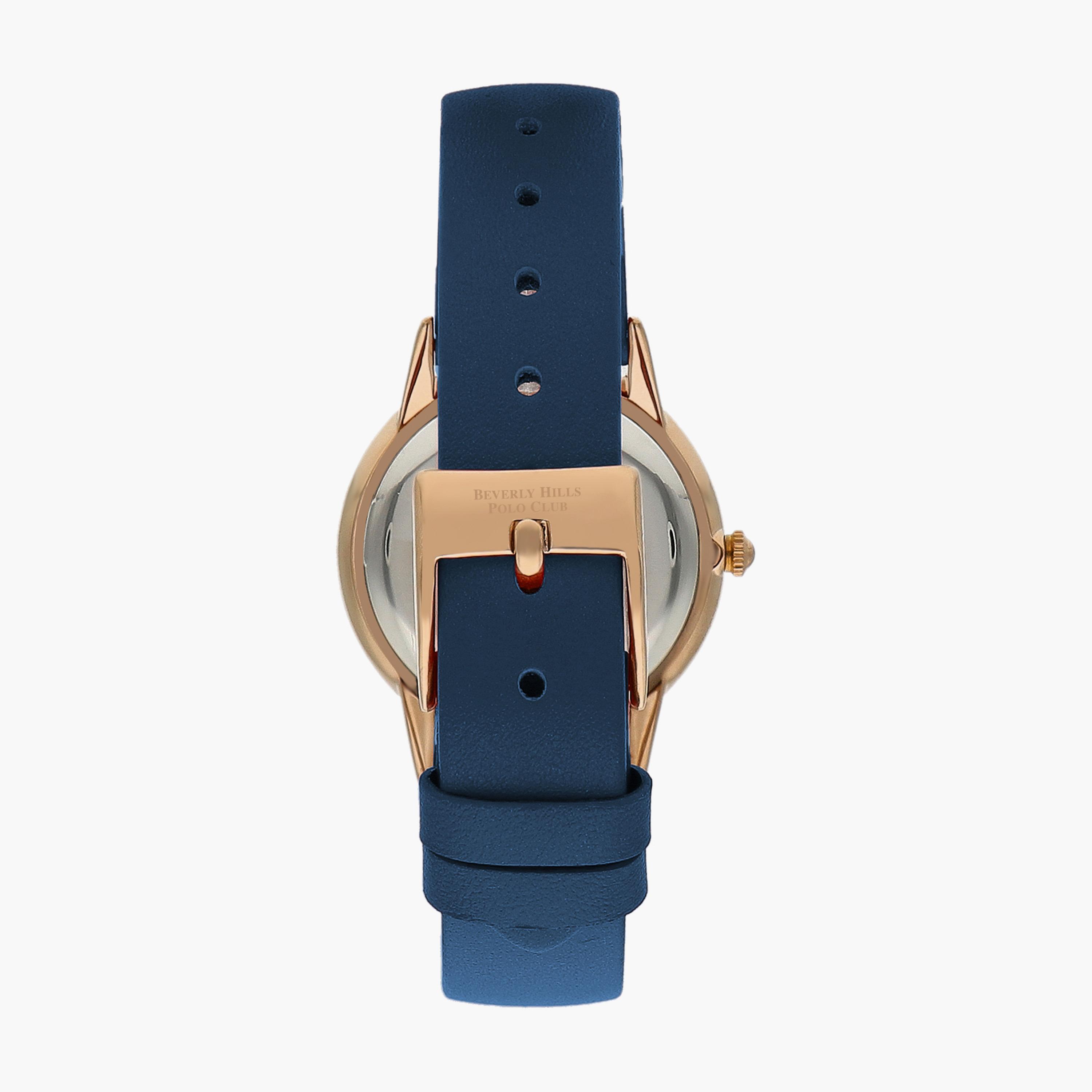 BP3392C.439 | ساعة أنالوج من بيفرلي هيلز بولو كلوب بسوار جلدي ازرق-women-watchesandjewellery-watches-image-3