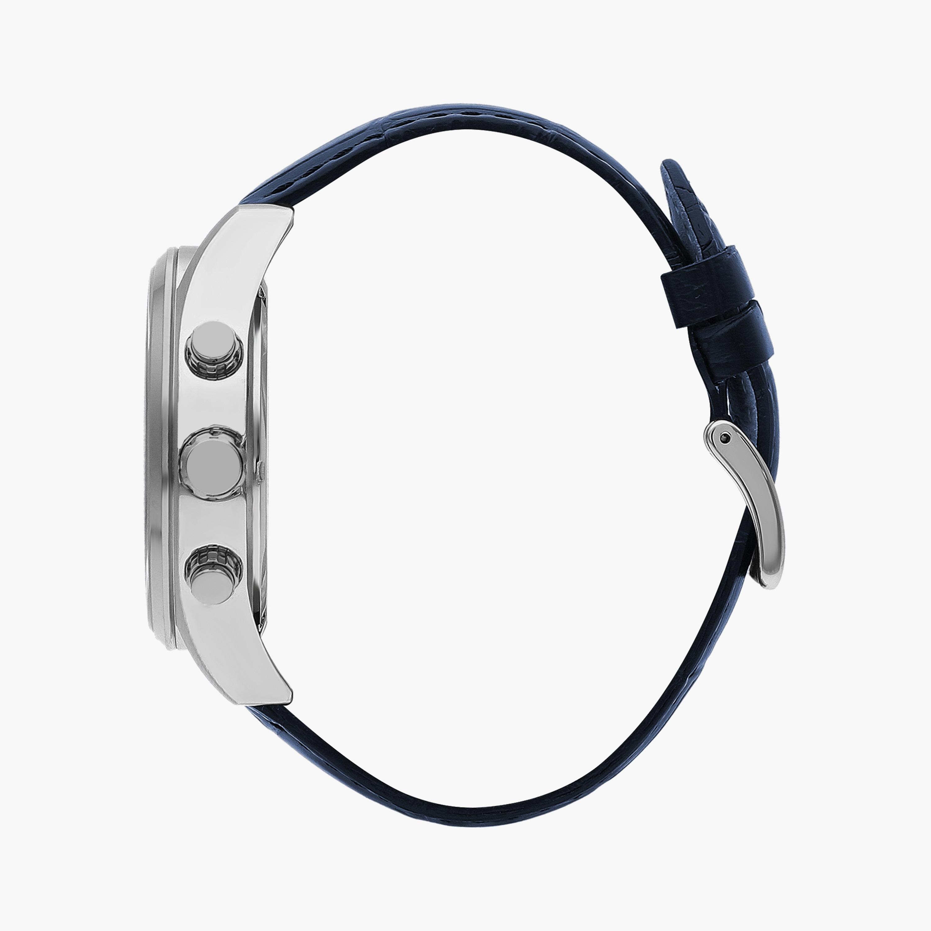 BP3504X.399 | "ساعة" كرونوغراف من بيفرلي هيلز بولو كلوب بعقارب وسوار جلدي کحلي للرجال-men-watchesandjewellery-watches-image-2
