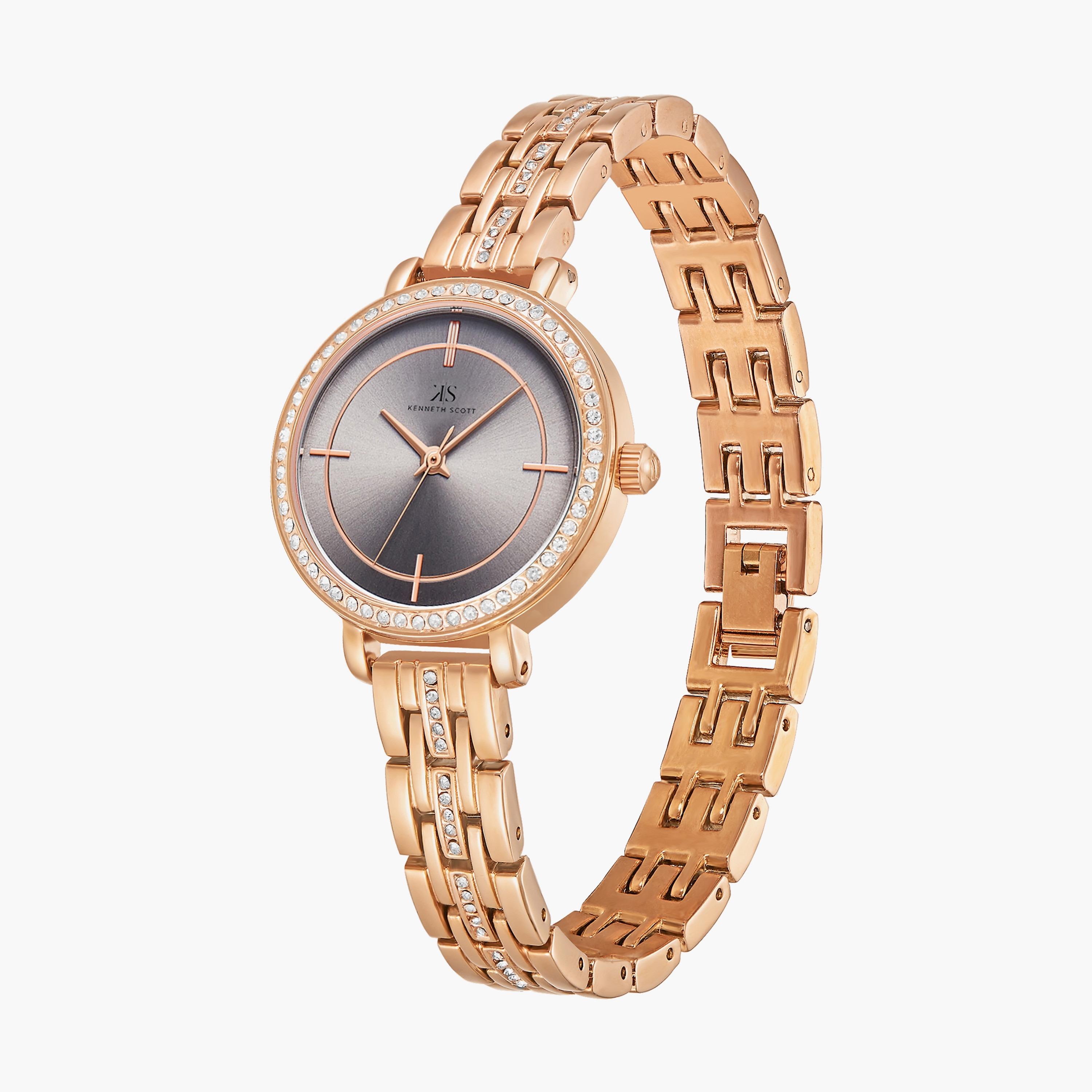 ساعة ذات انالوج من جيس بسوار جلدي باللون البني للرجال | GW0494G3-women-watchesandjewellery-watches-image-2