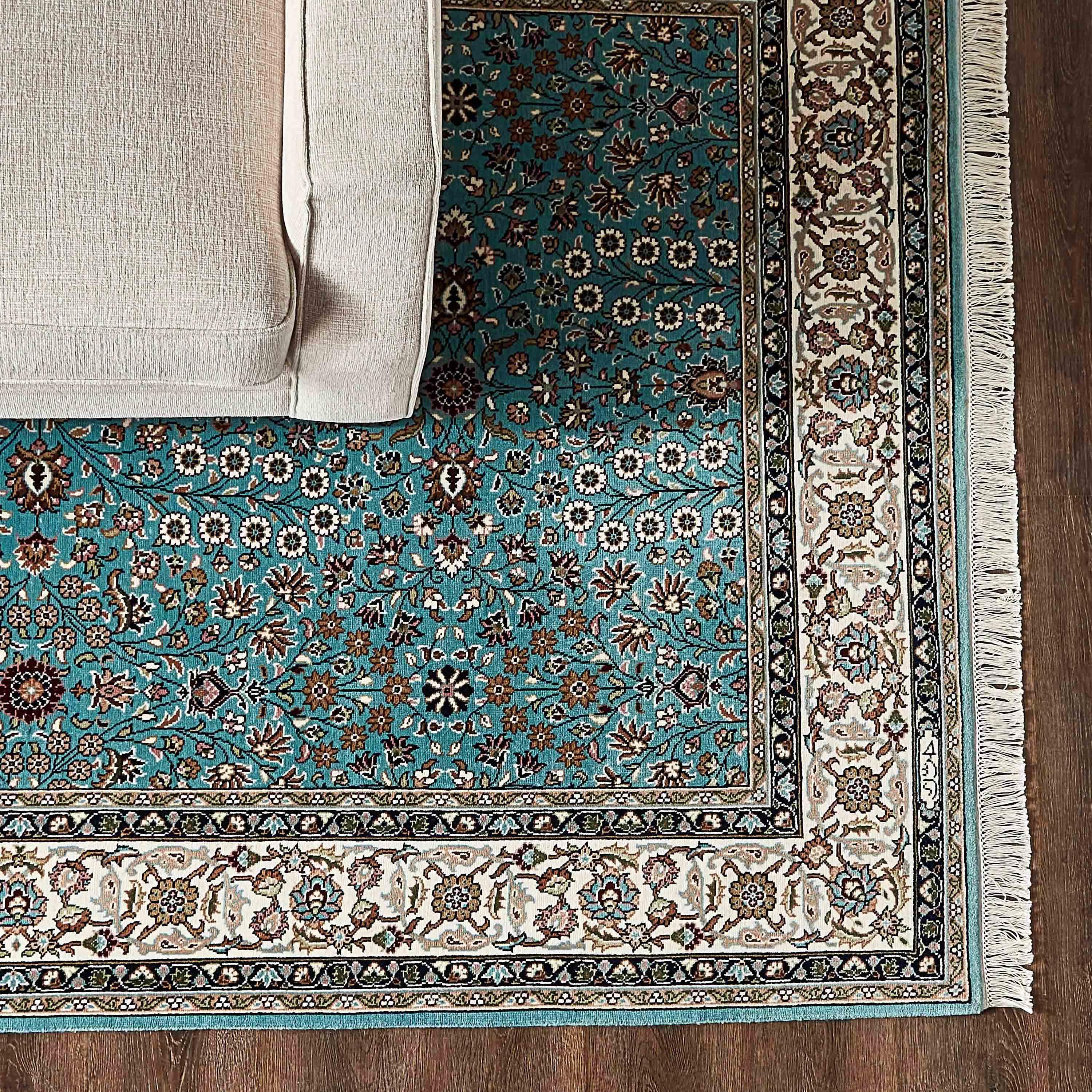 Hereke Turkish Handmade Woollen Rug - 150x220 cm