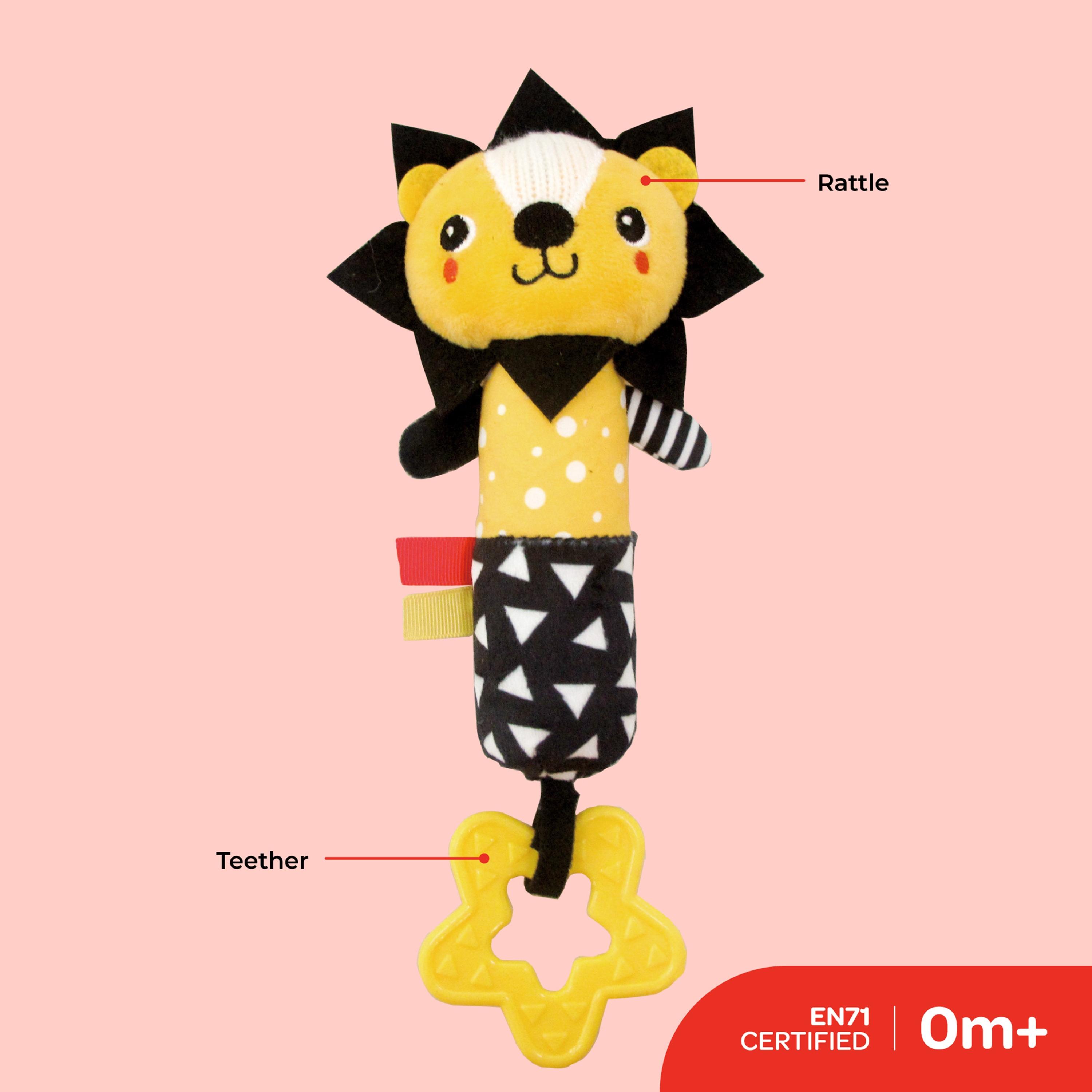  لعبة خشخيشة قطيفة من موون، أسد-toys-babyandtoddlertoys-rattlesandteethers-image-2