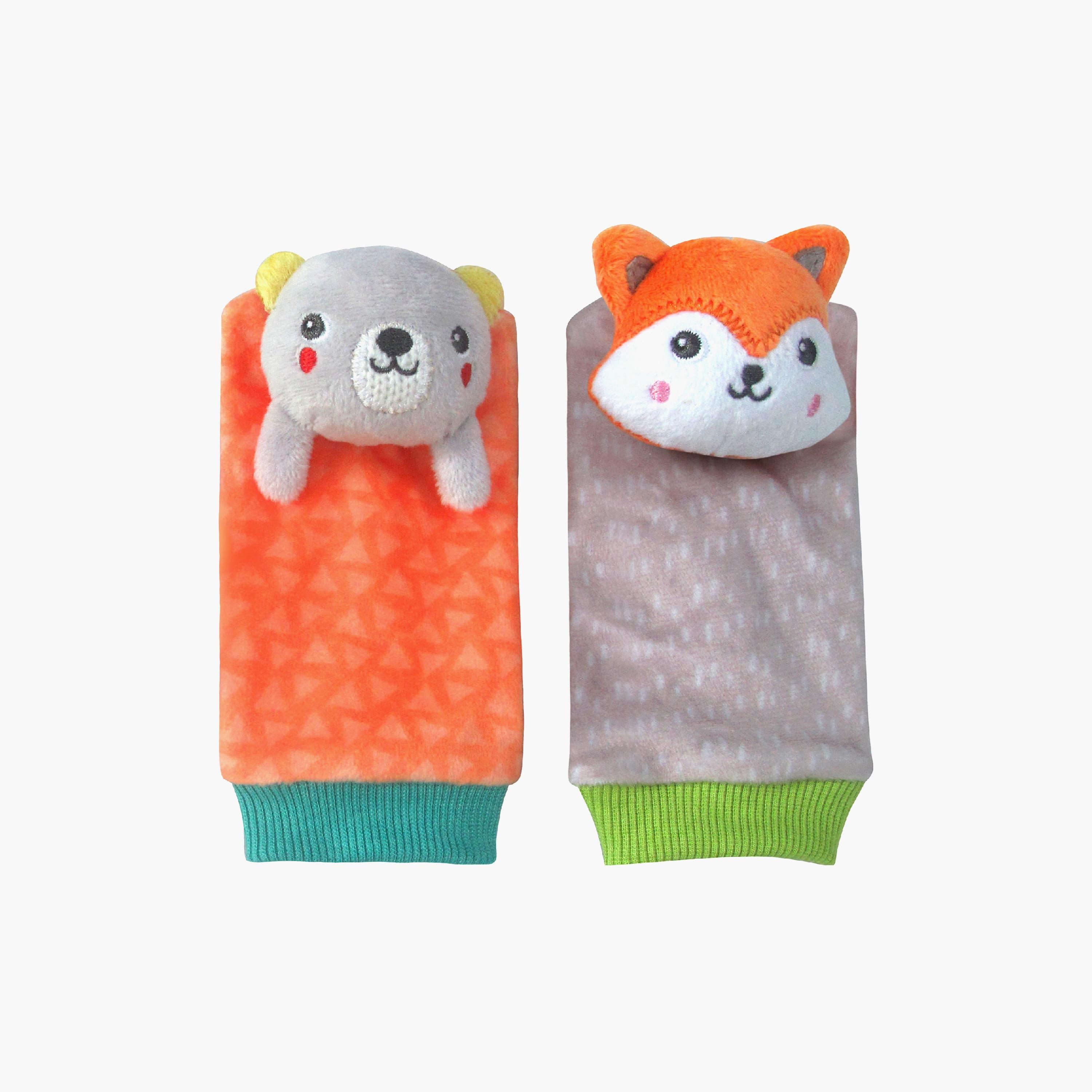 Moon Tiny Tots Foot Rattle, Multicolor-toys-babyandtoddlertoys-rattlesandteethers-image-1