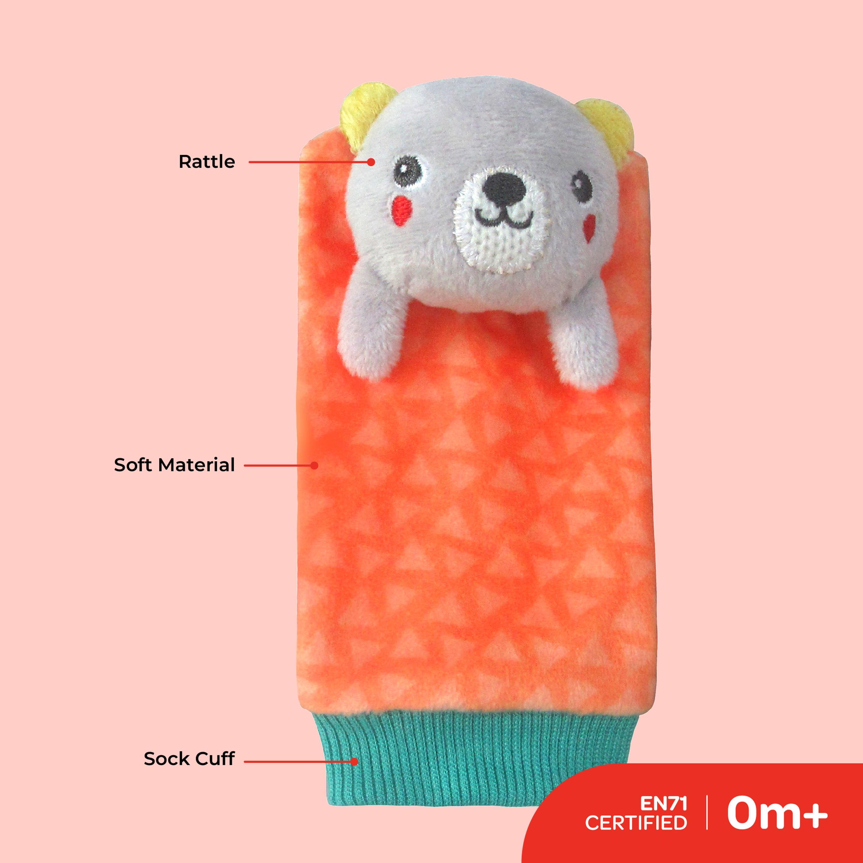 Moon Tiny Tots Foot Rattle, Multicolor-toys-babyandtoddlertoys-rattlesandteethers-image-2