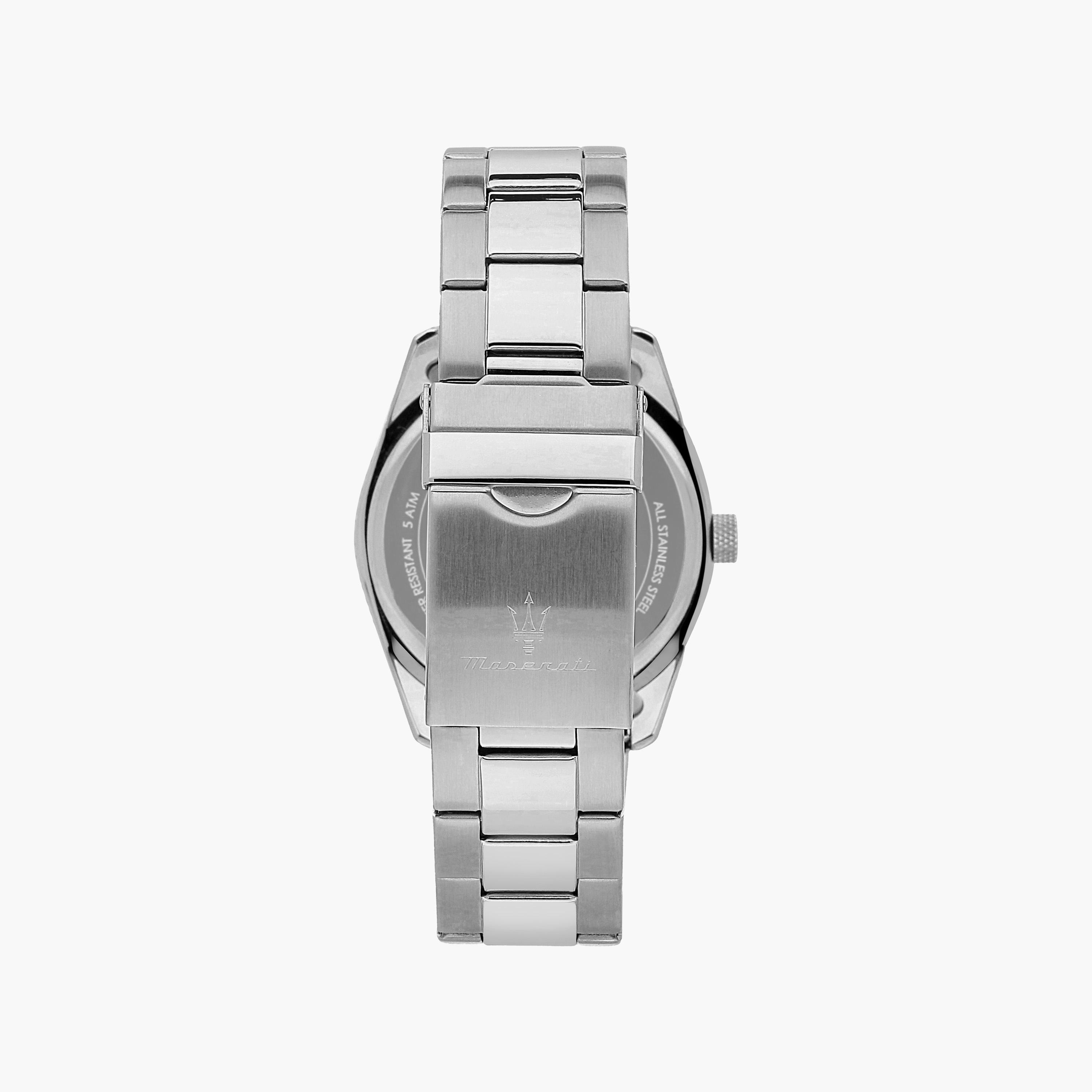 ساعة أنالوج فضية بسوار ستانلس ستيل من مازيراتي للرجال | R8853151007-men-watchesandjewellery-watches-image-3