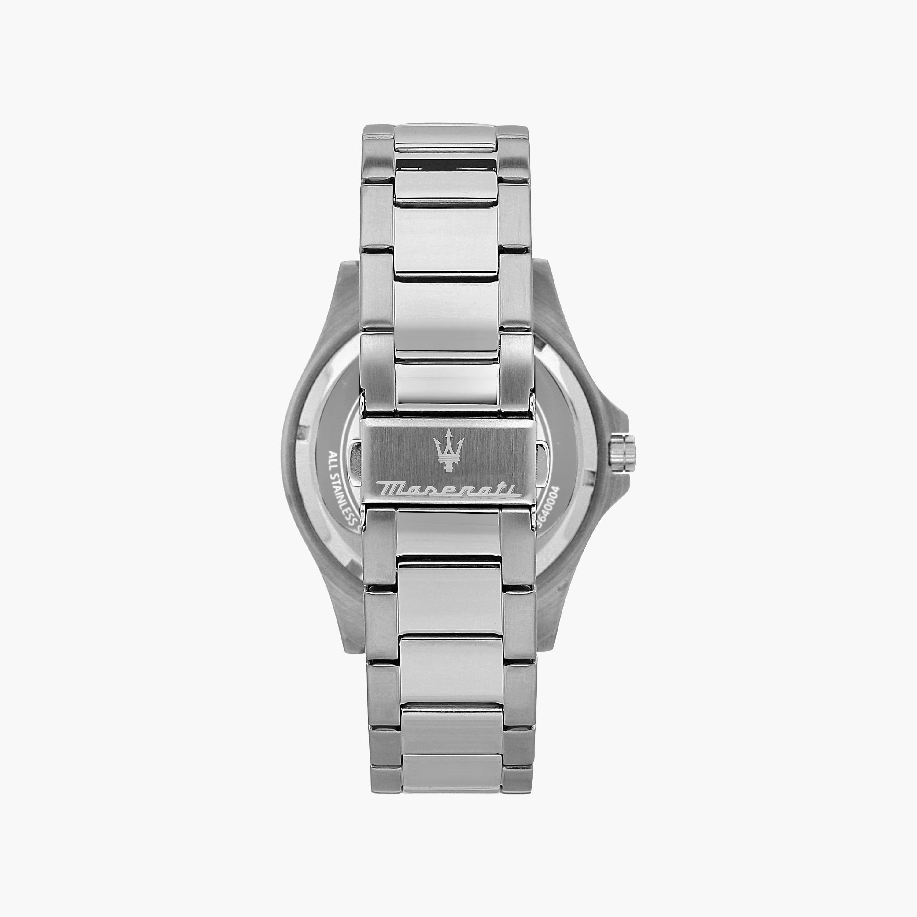 ساعة أنالوج فضية بسوار ستانلس ستيل من مازيراتي للرجال | R8853140005-men-watchesandjewellery-watches-image-3