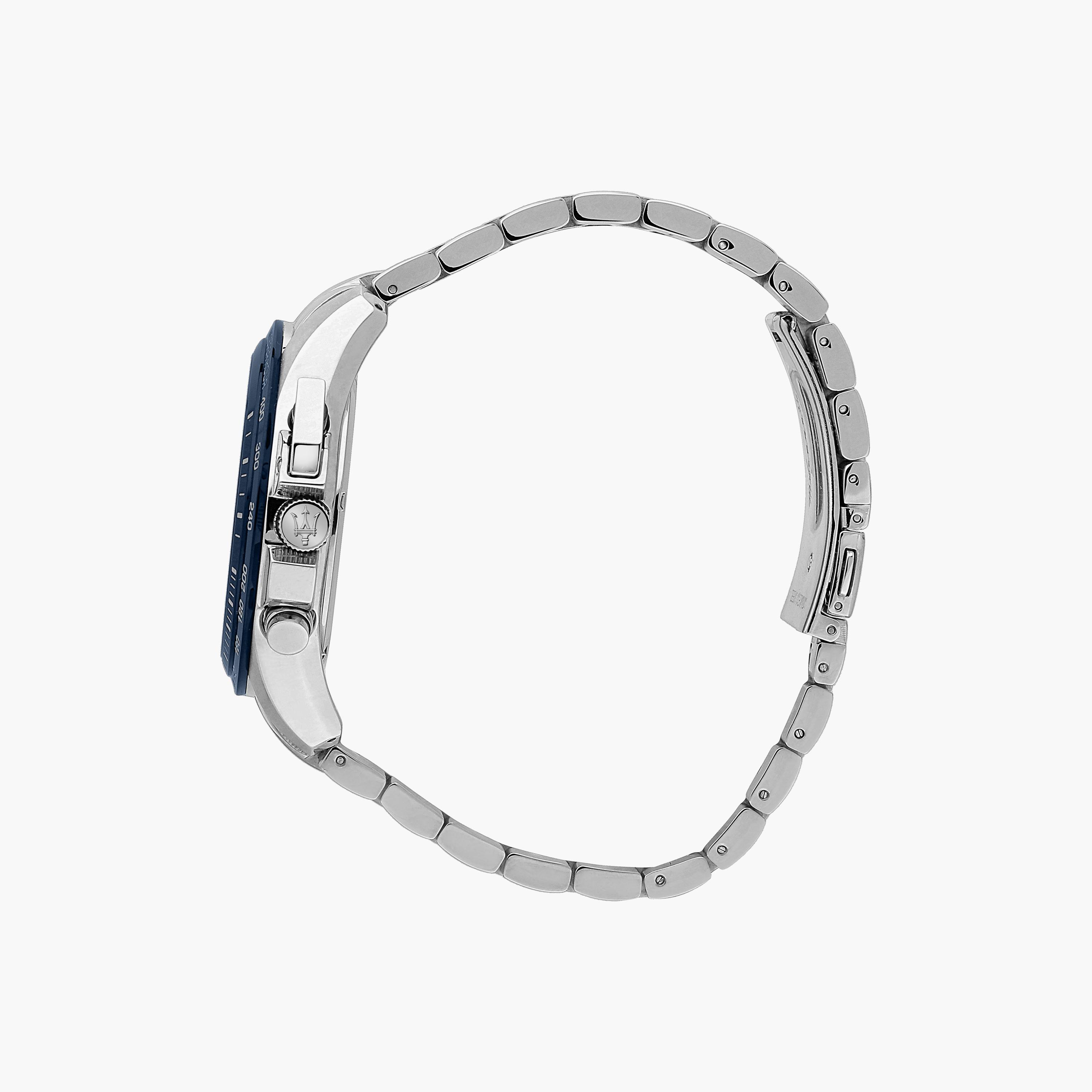 ساعة كرونوغراف فضية بسوار ستانلس ستيل من مازيراتي للرجال | R8873612043-men-watchesandjewellery-watches-image-2