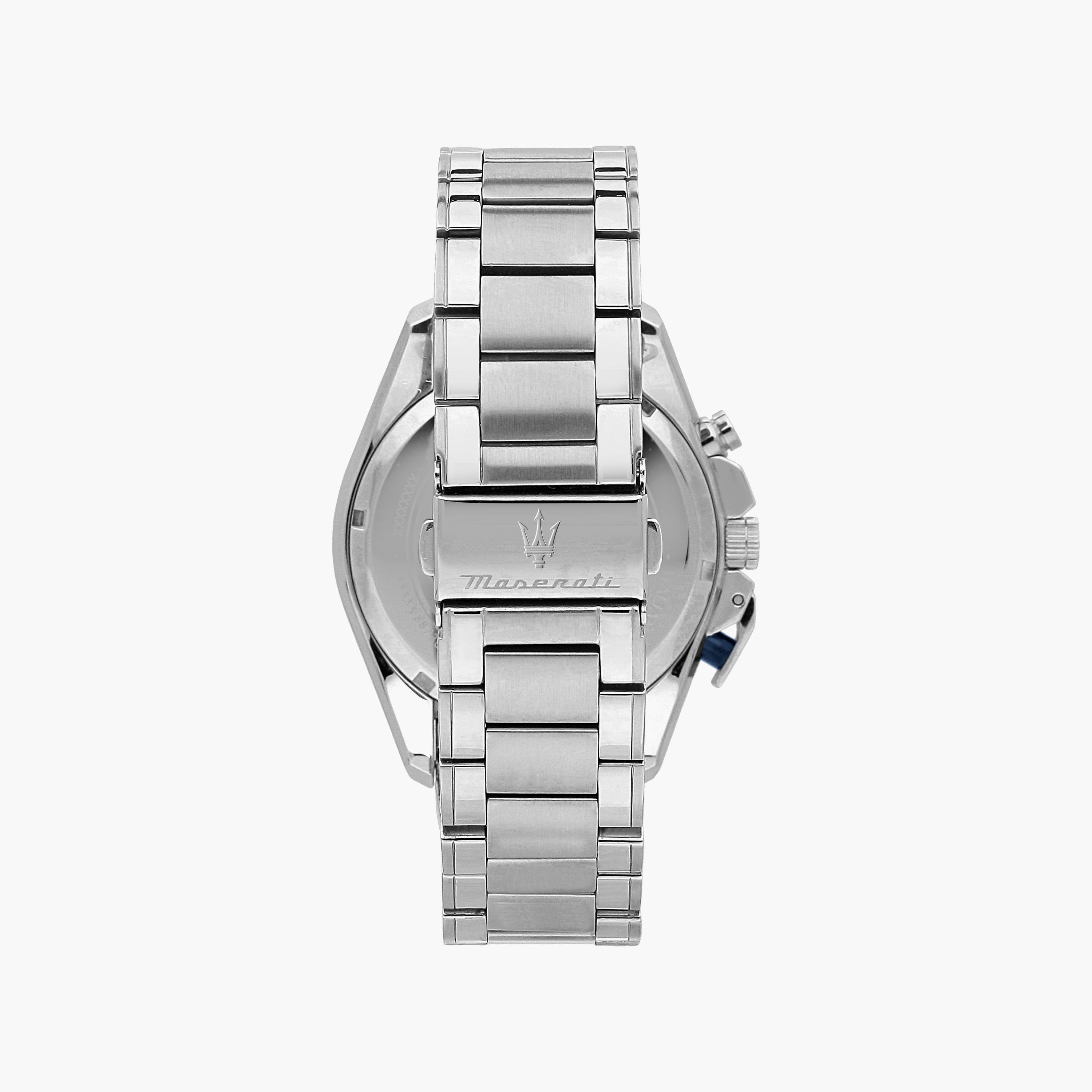 ساعة كرونوغراف فضية بسوار ستانلس ستيل من مازيراتي للرجال | R8873612043-men-watchesandjewellery-watches-image-3