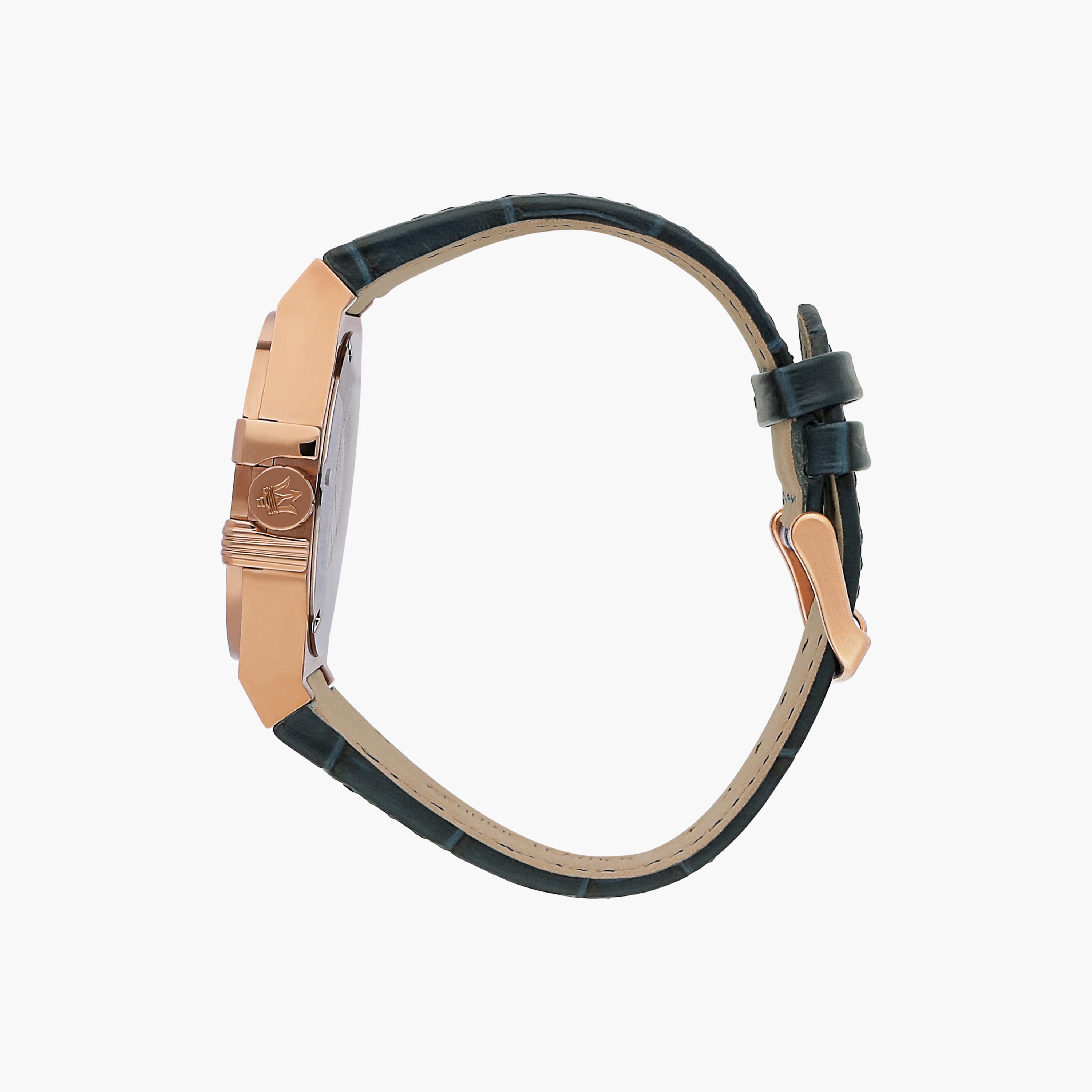 ساعة أنالوج بسوار جلدي أزرق للرجال من مازيراتي | R8851108027-men-watchesandjewellery-watches-image-2