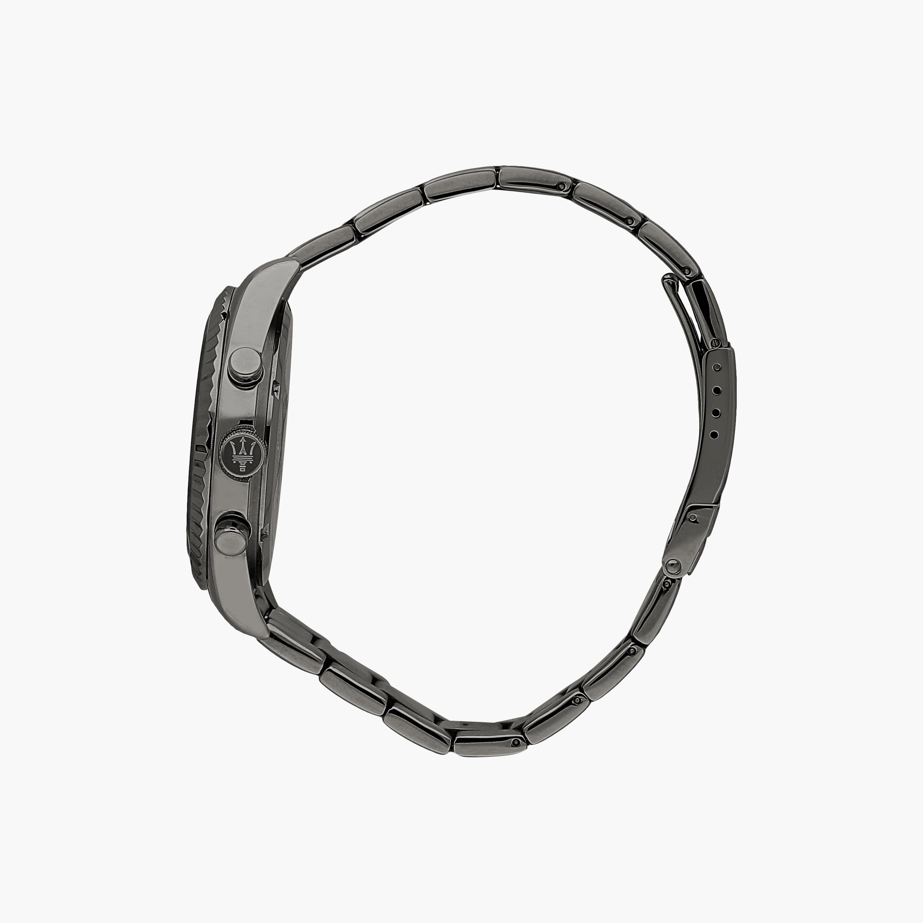 ساعة كرونوغراف رمادية بسوار ستانلس ستيل للرجال من مازيراتي | R8853100019-men-watchesandjewellery-watches-image-2
