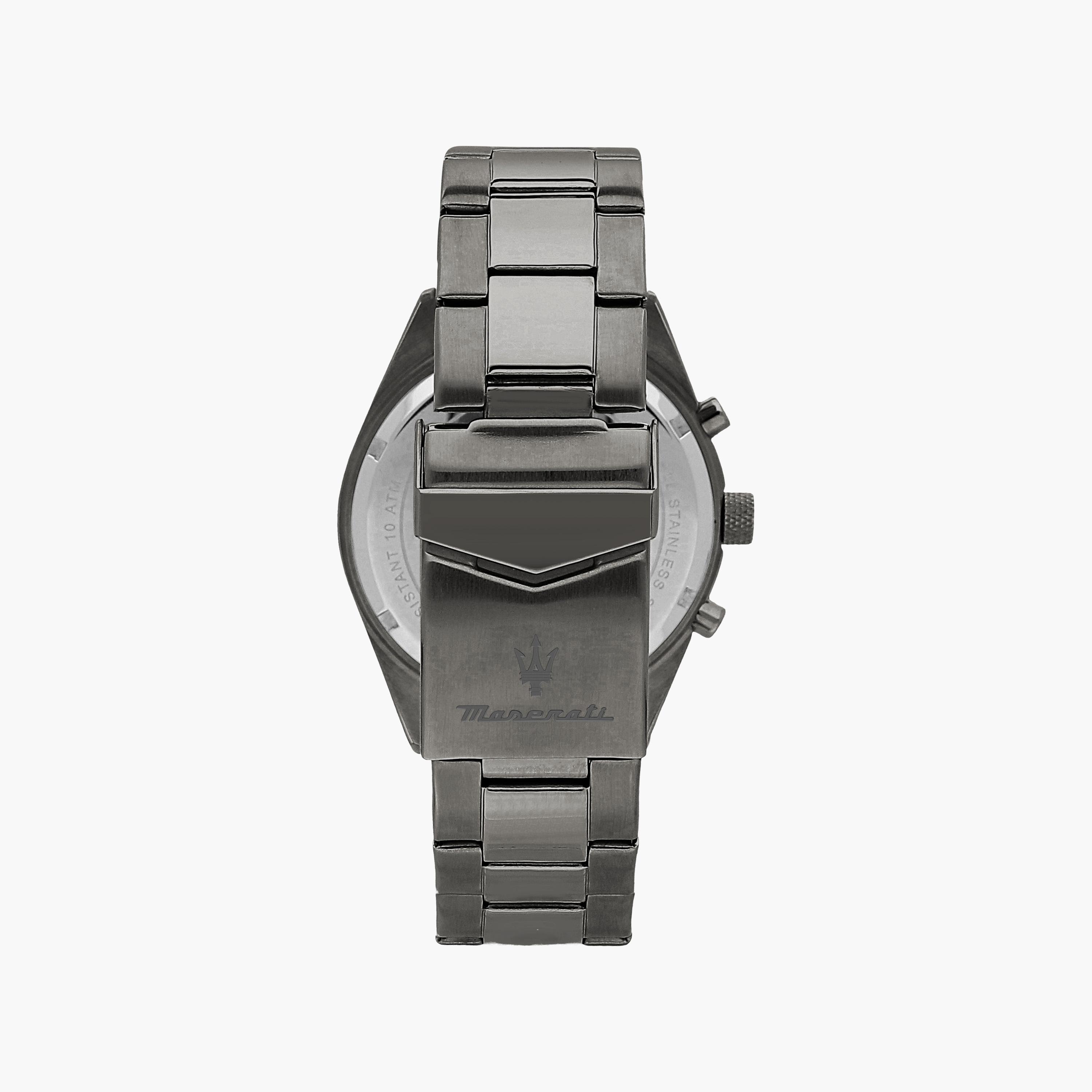 ساعة كرونوغراف رمادية بسوار ستانلس ستيل للرجال من مازيراتي | R8853100019-men-watchesandjewellery-watches-image-3