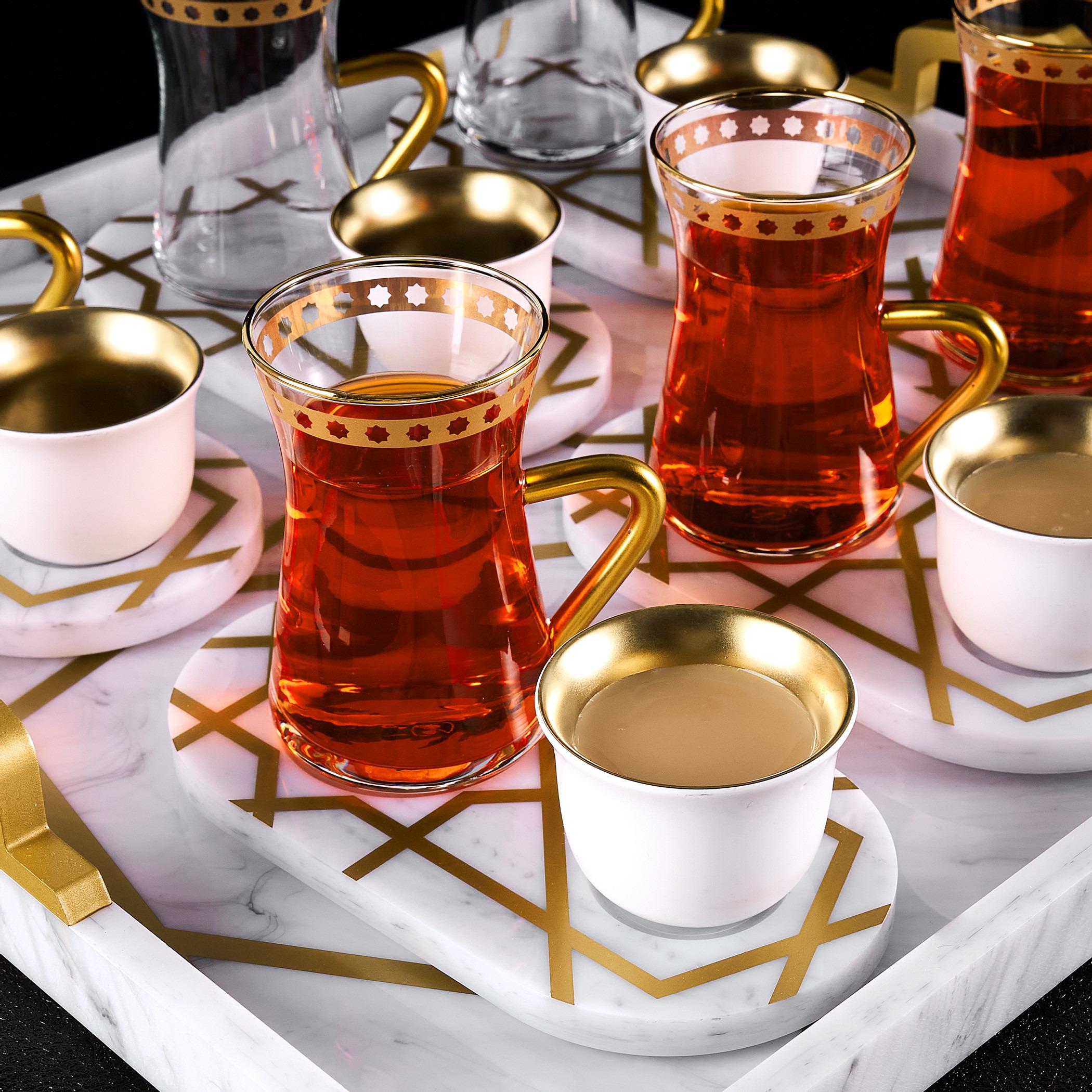 Printed 19-Piece Cup and Saucer Set-household-dining-teaandcoffee-teaandcoffeesets-image-3