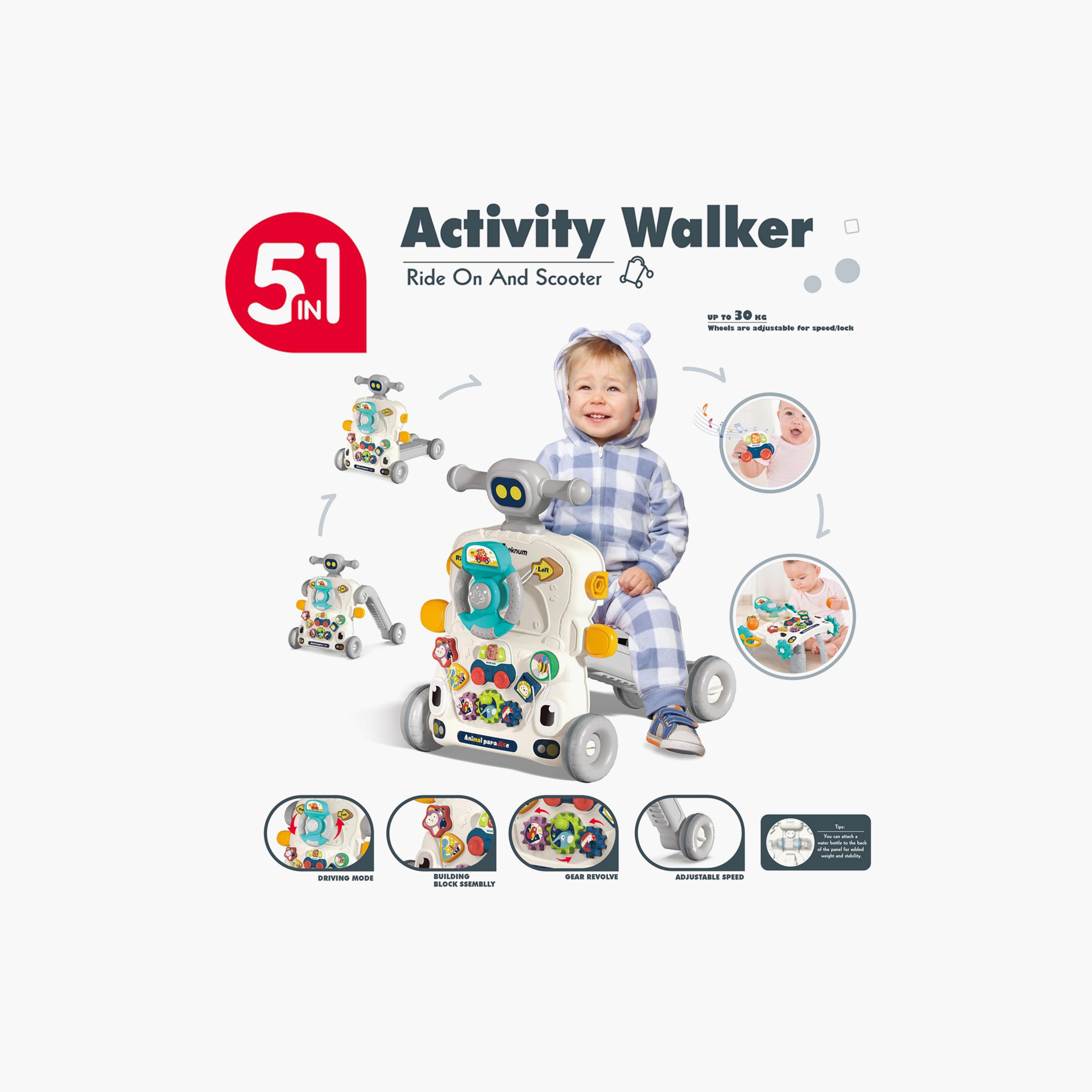 Teknum 5-IN-1 Baby Walker with Musical keyboard-baby-infantactivity-walkers-image-4