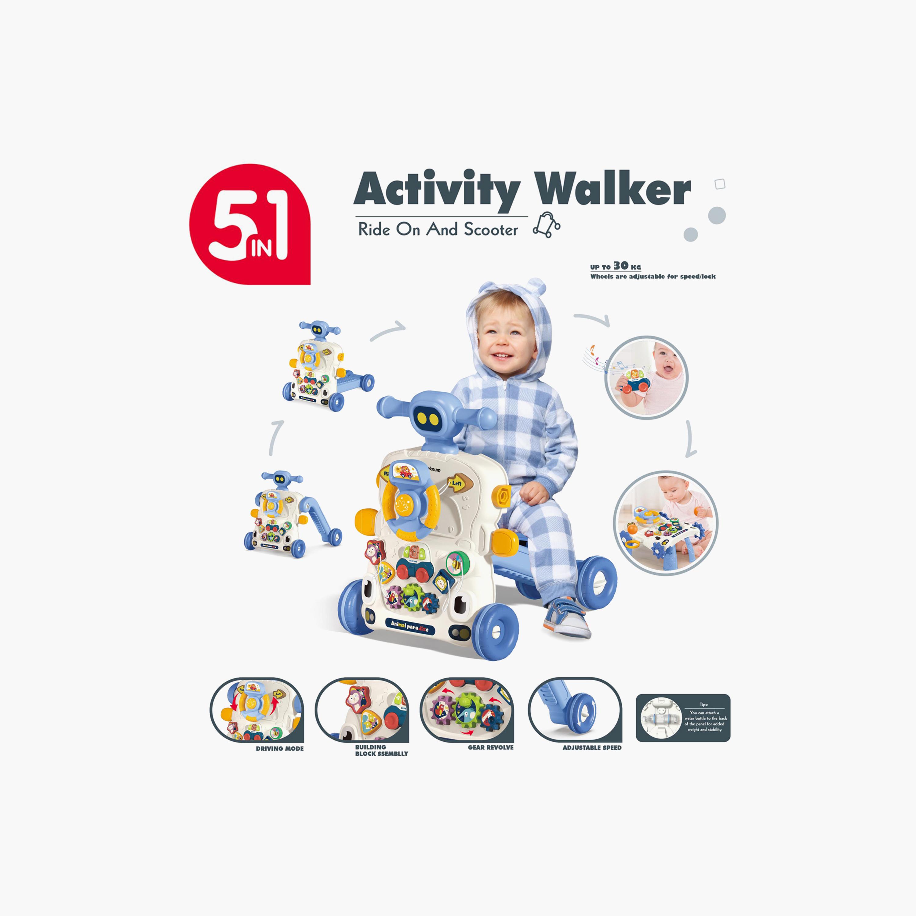 Introducing the Teknum 5-IN-1 Baby Walker with Musical keyboard, the ultimate companion for your little one's growth and development. This versatile and innovative product offers five different modes, ensuring hours of fun and learning for your child.-baby-infantactivity-walkers-image-4