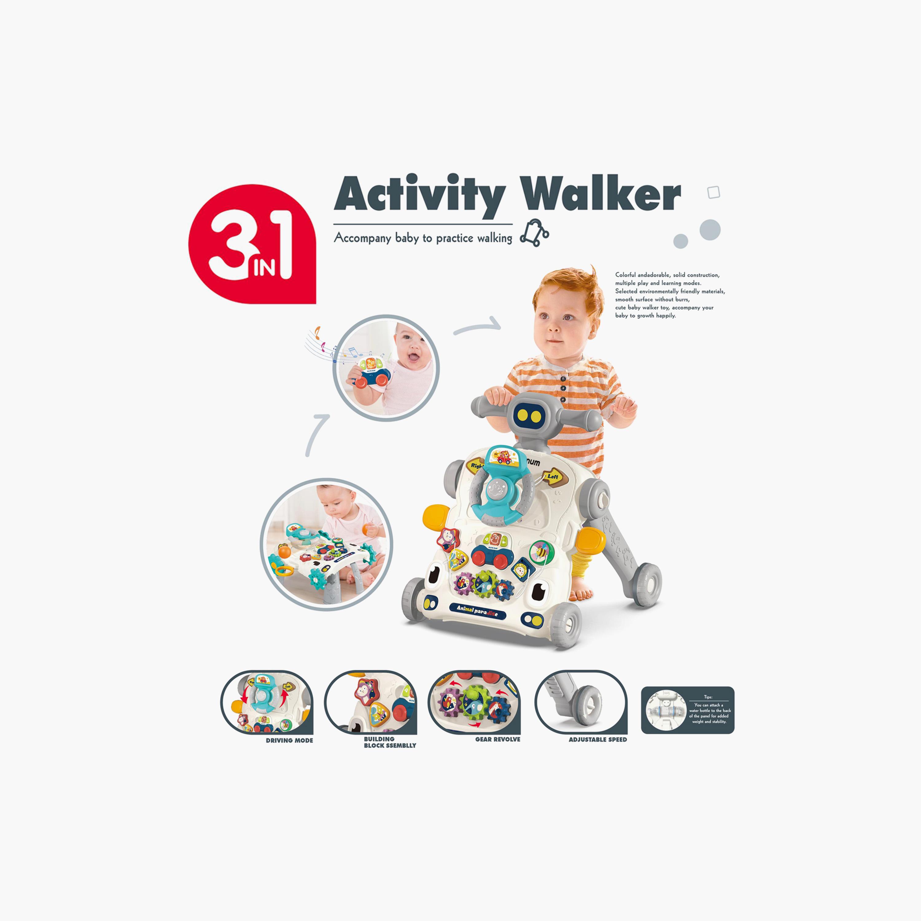 Teknum 3-IN-1 Baby Walker with Musical keyboard-baby-infantactivity-walkers-image-4