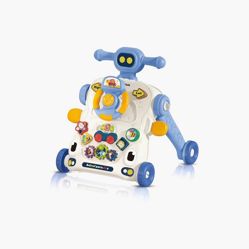 Introducing the Teknum 3-IN-1 Baby Walker with Musical keyboard, the ultimate companion for your little one's growth and development. This versatile and innovative product offers five different modes,