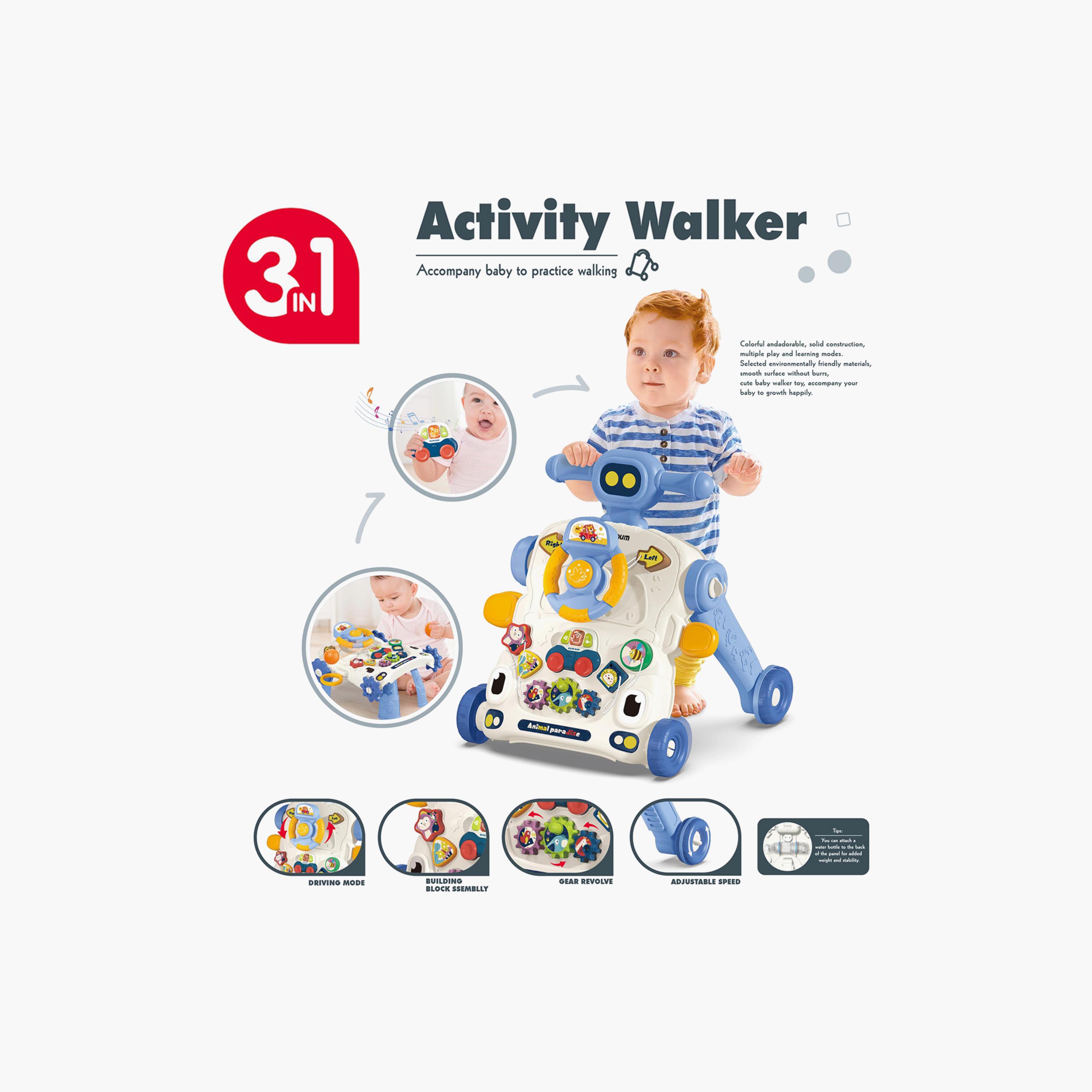 Teknum 3-IN-1 Baby Walker with Musical keyboard-baby-infantactivity-walkers-image-5
