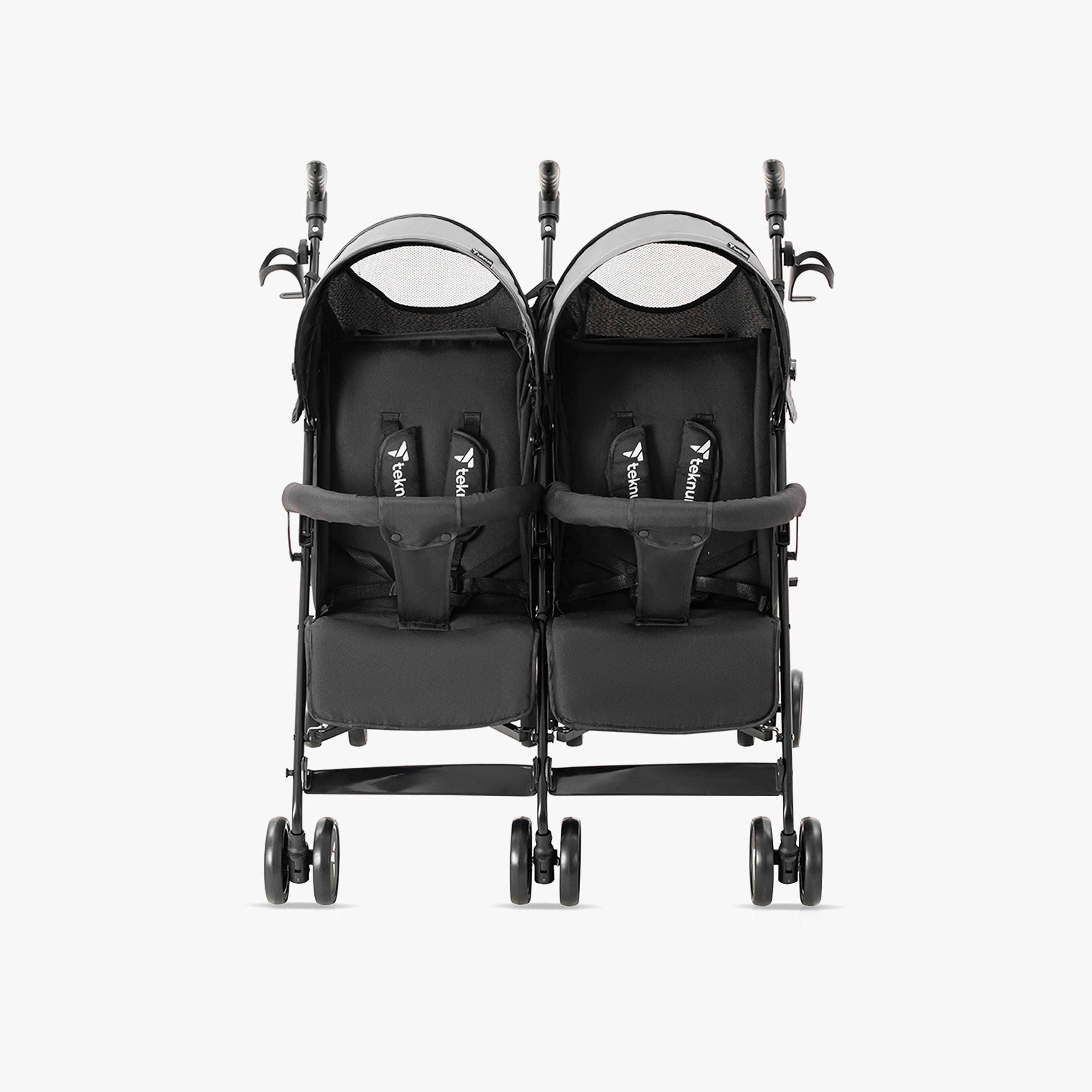 Teknum Twin Baby Stroller, Grey-baby-gear-strollersandprams-strollers-image-5