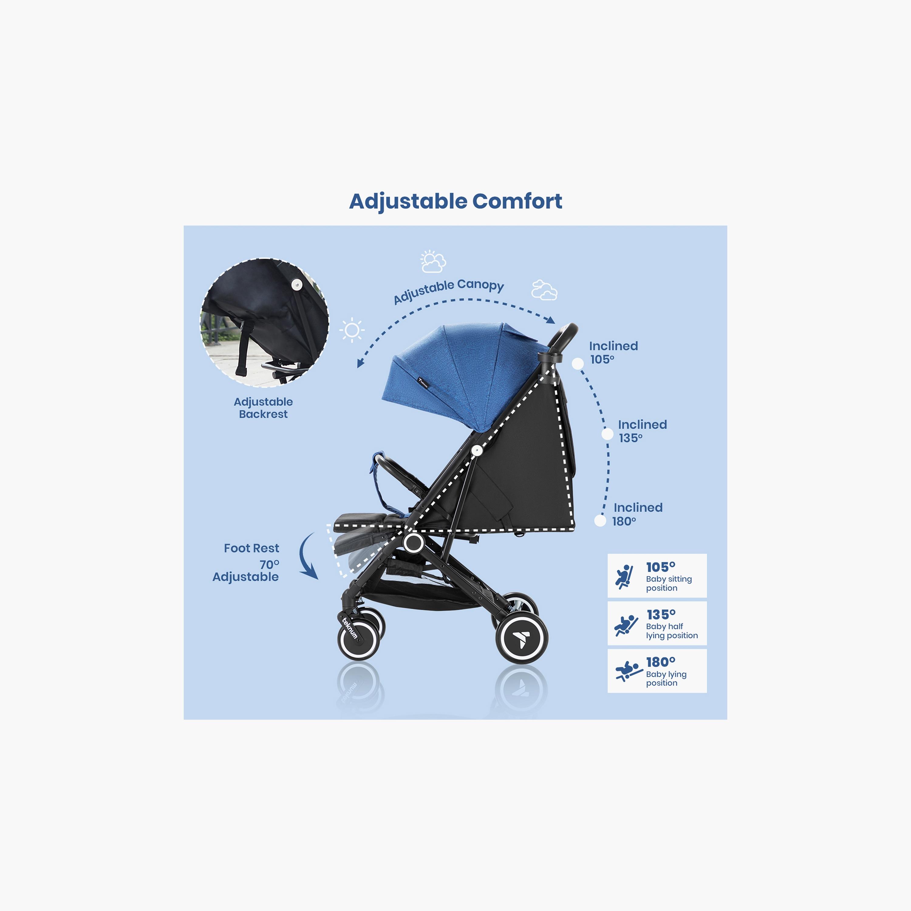 Teknum Travel Cabin Stroller with Coffee Cup Holder-baby-gear-strollersandprams-strollers-image-3