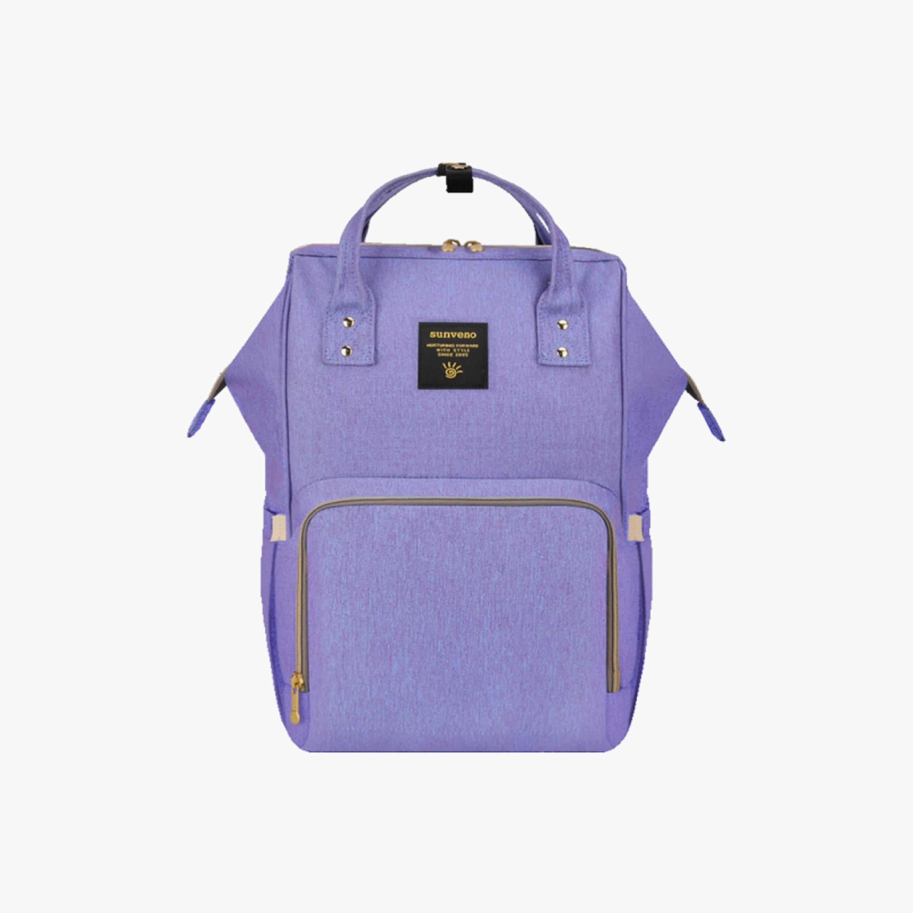 Sunveno Multifunction Diaper Backpack, Blue/Purple-baby-diapering-diaperbags-image-1