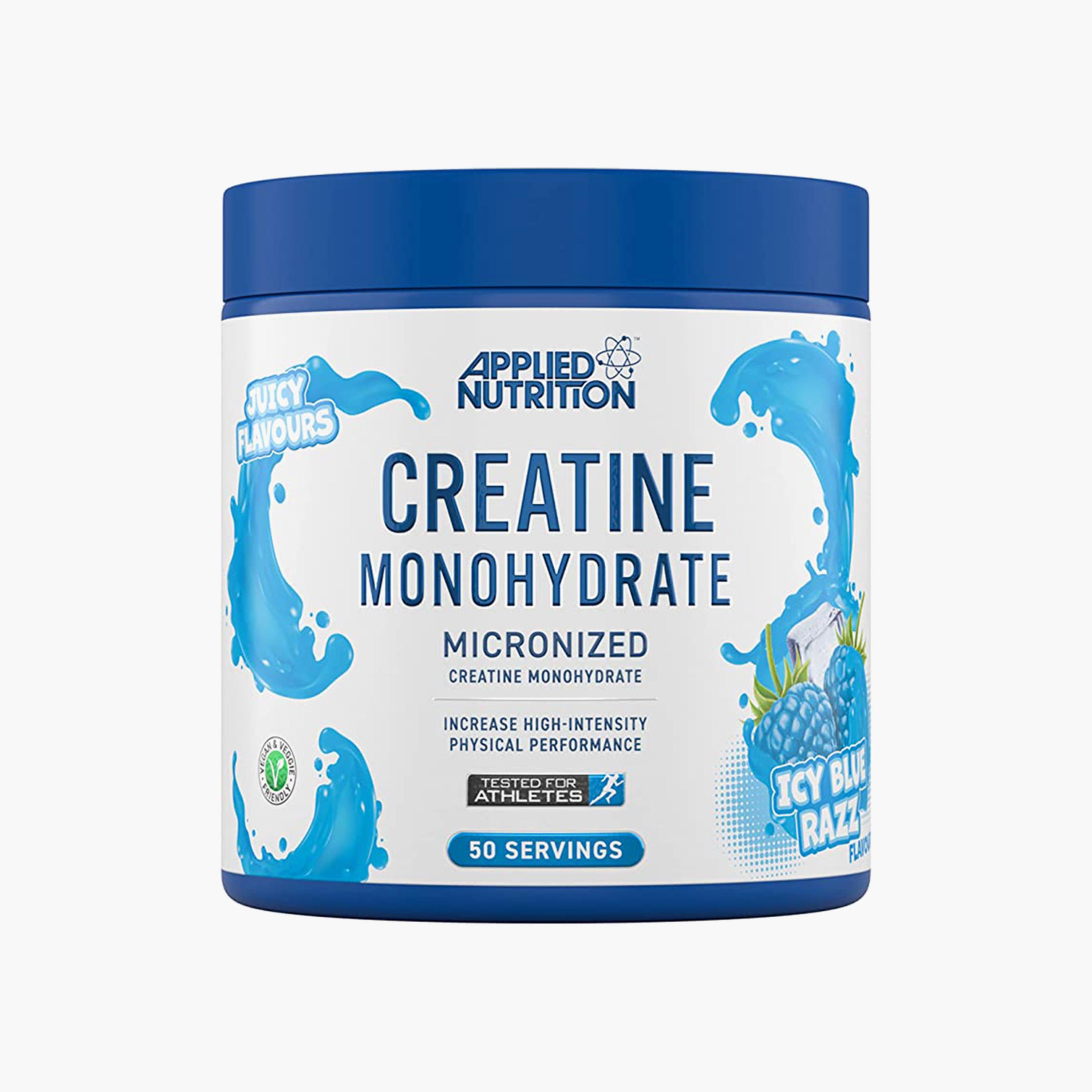Creatine Monohydrate Micronized, Icy Blue Raz, 250 Gm-sports-nutrition-prepostworkout-image-1
