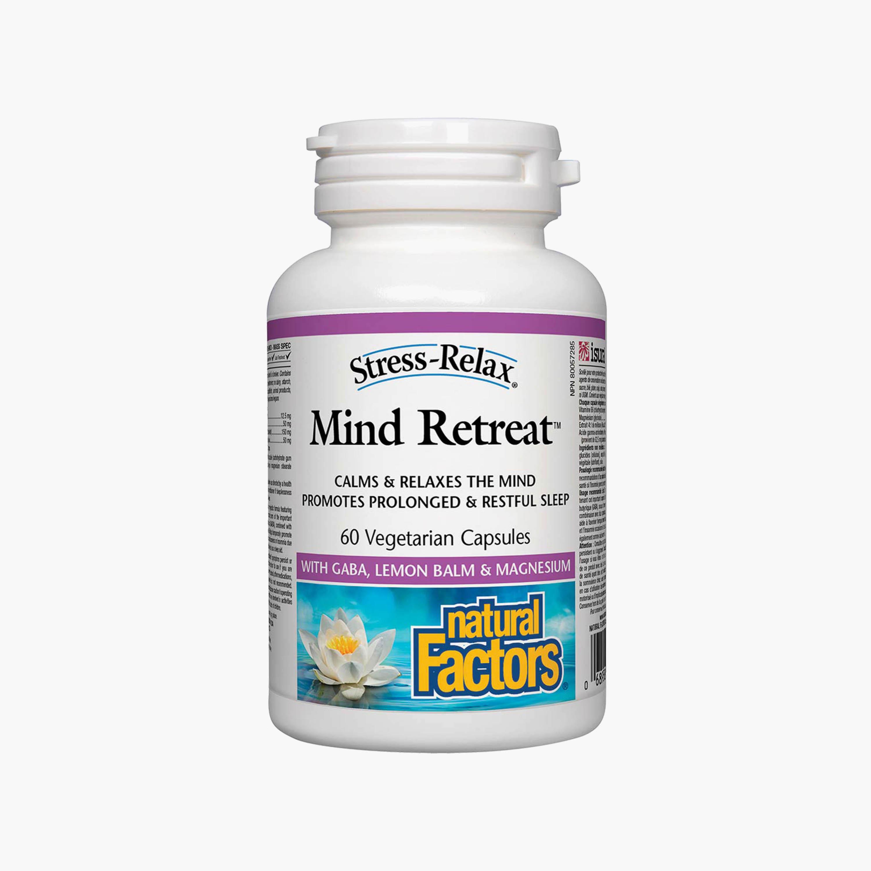 Mind Retreat, 60 Veggie Capsules-sports-nutrition-vitaminshealthsupplements-image-1
