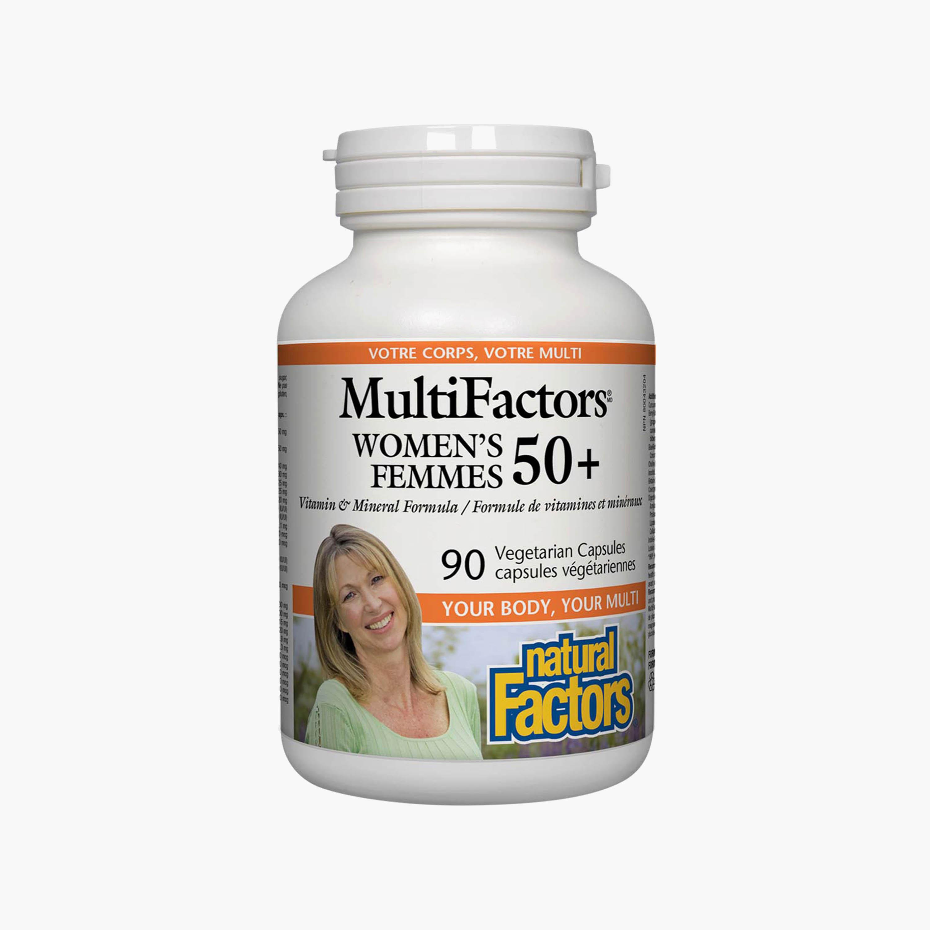 Multi Factors Women 50 Plus, 90 Veggie Capsules-sports-nutrition-vitaminshealthsupplements-image-1