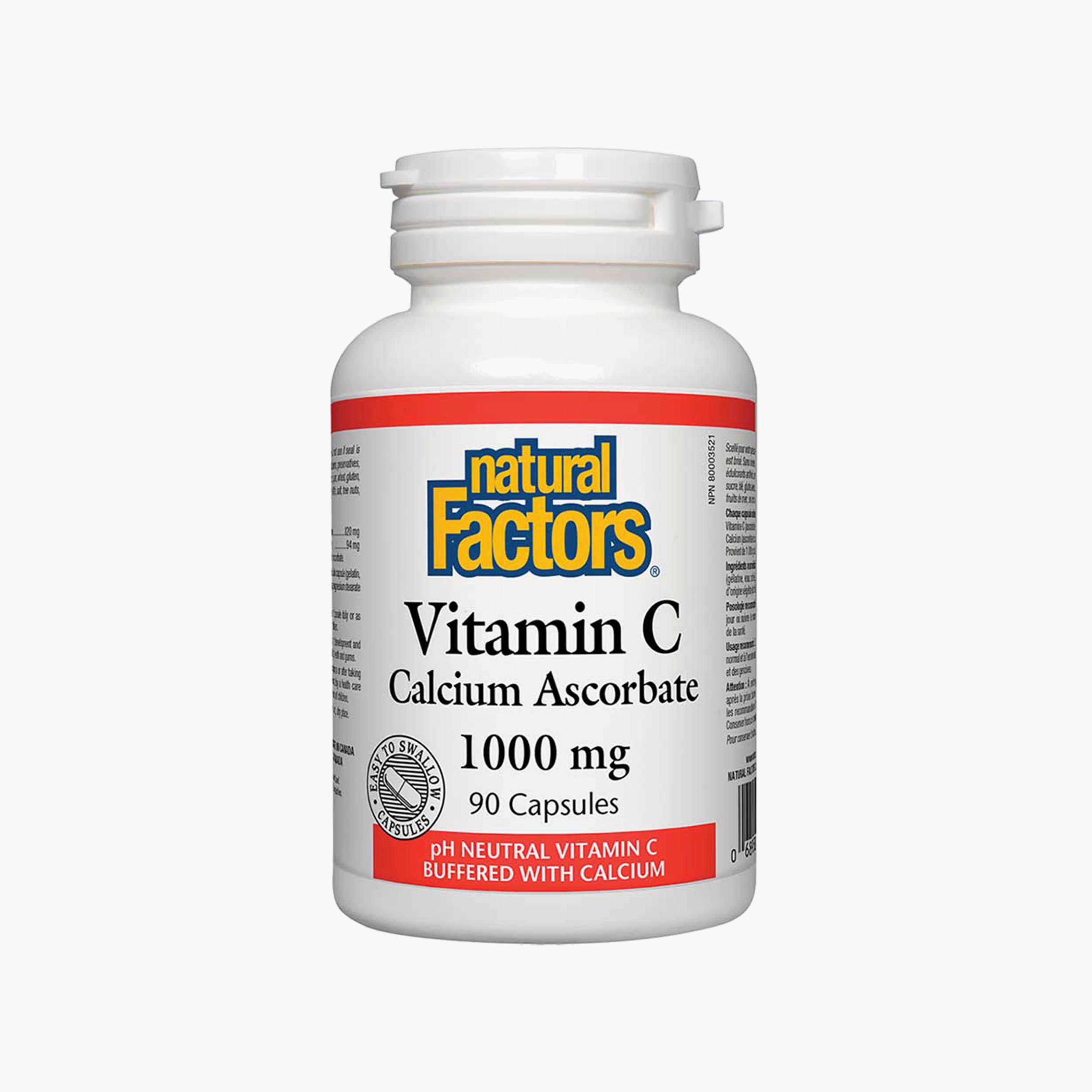 أسكوربات الكالسيوم وفيتامين ج، 1000 ملغم، 90 كبسولة-sports-nutrition-vitaminshealthsupplements-image-1