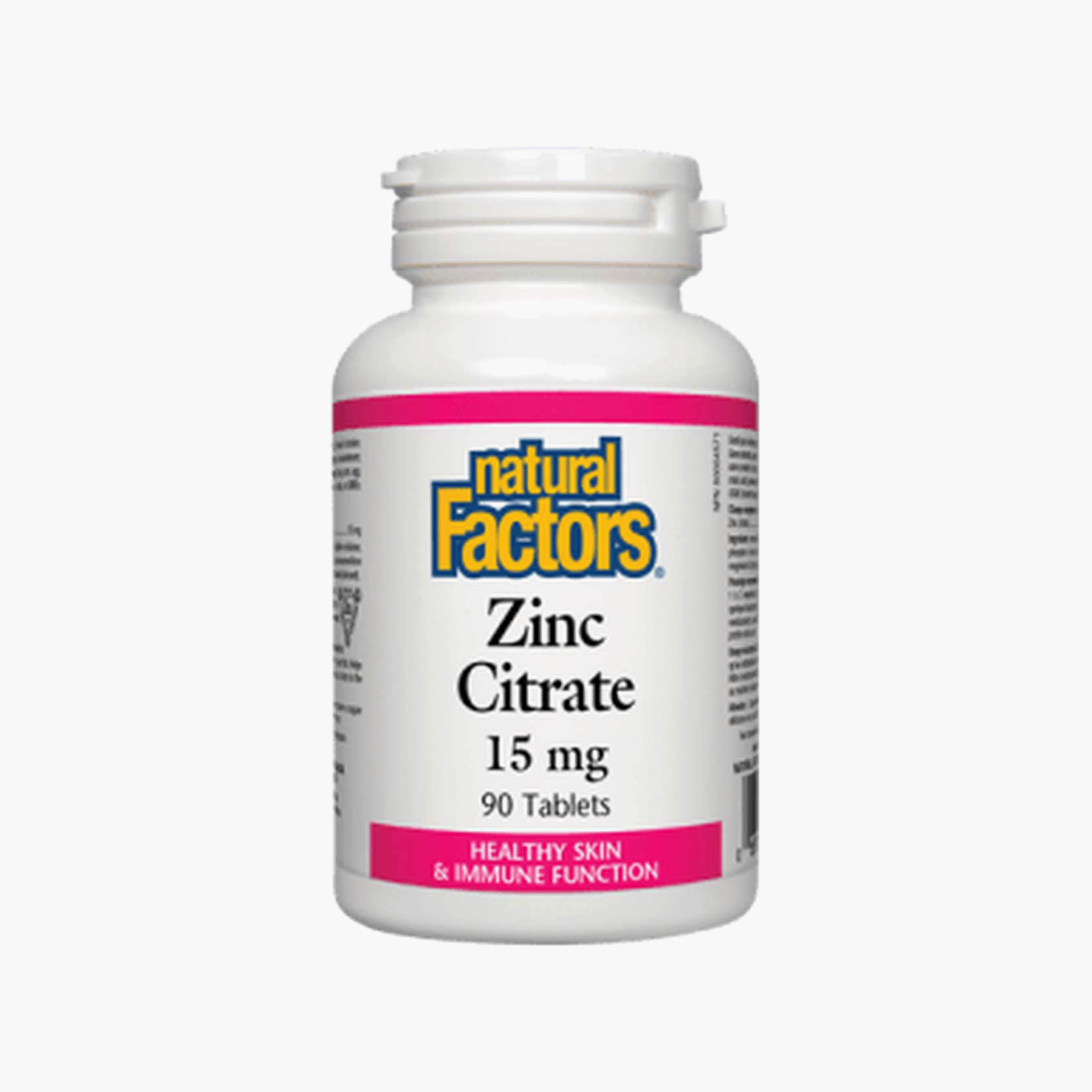 سيترات الزنك، 90 قرصًا، 15 ملغ-sports-nutrition-vitaminshealthsupplements-image-1