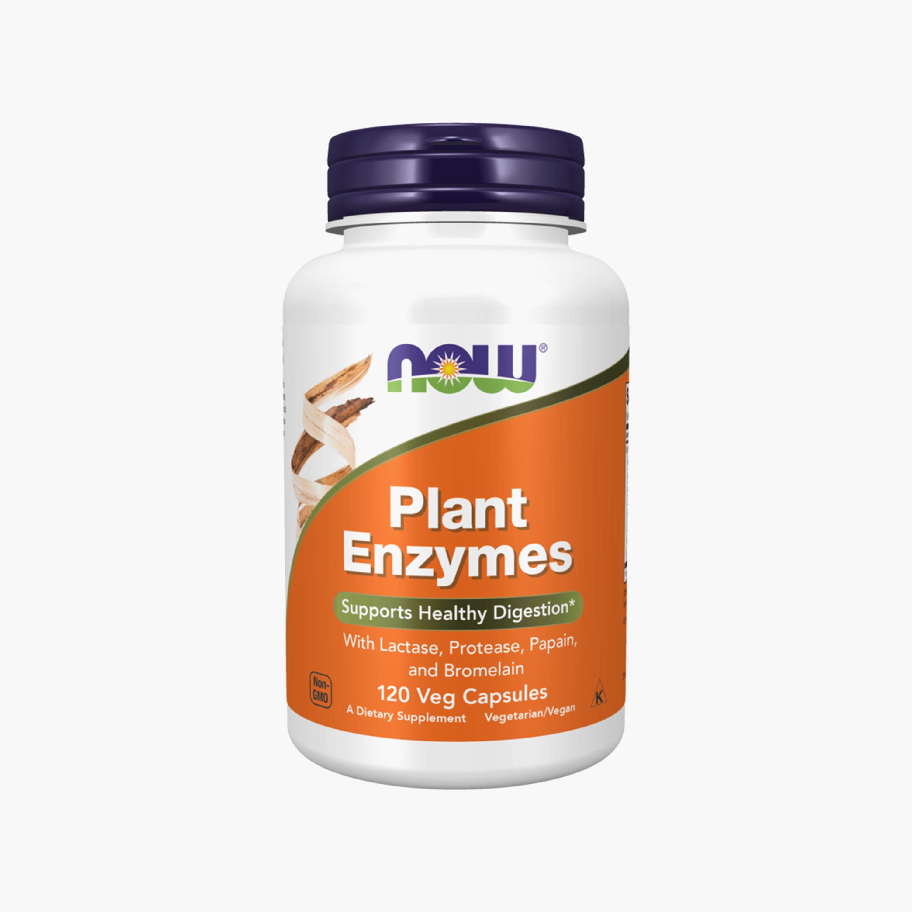 إنزيمات نباتية، 120 كبسولة نباتية-sports-nutrition-vitaminshealthsupplements-image-1