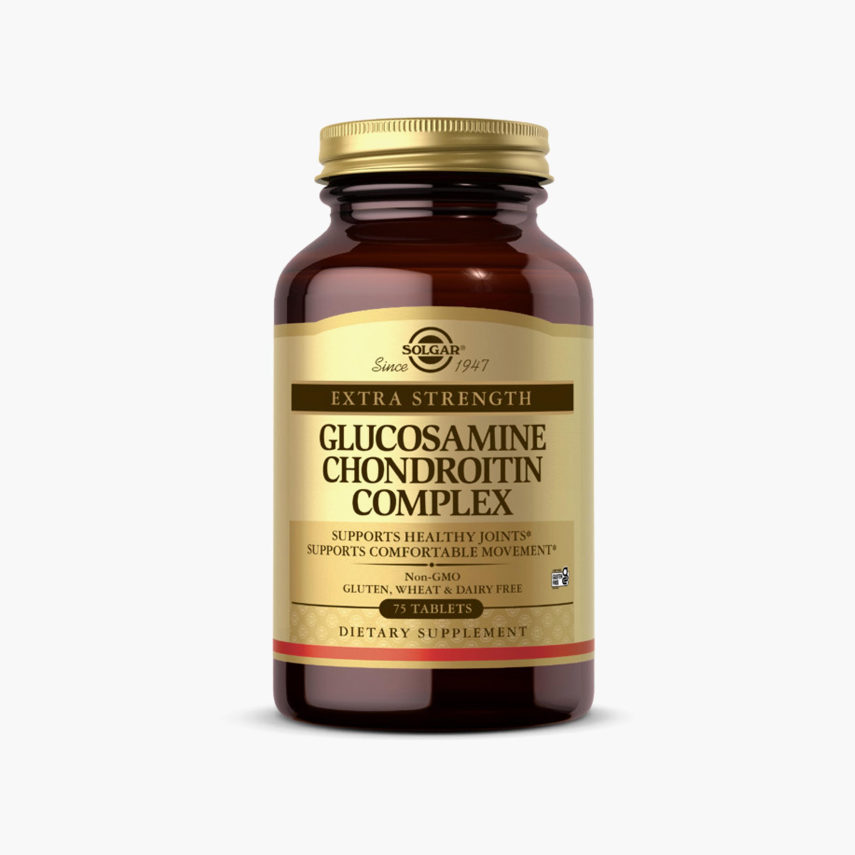 مركب الجلوكوزامين كوندرويتين ذو القوة الإضافية، 75 قرصًا-sports-nutrition-vitaminshealthsupplements-image-1