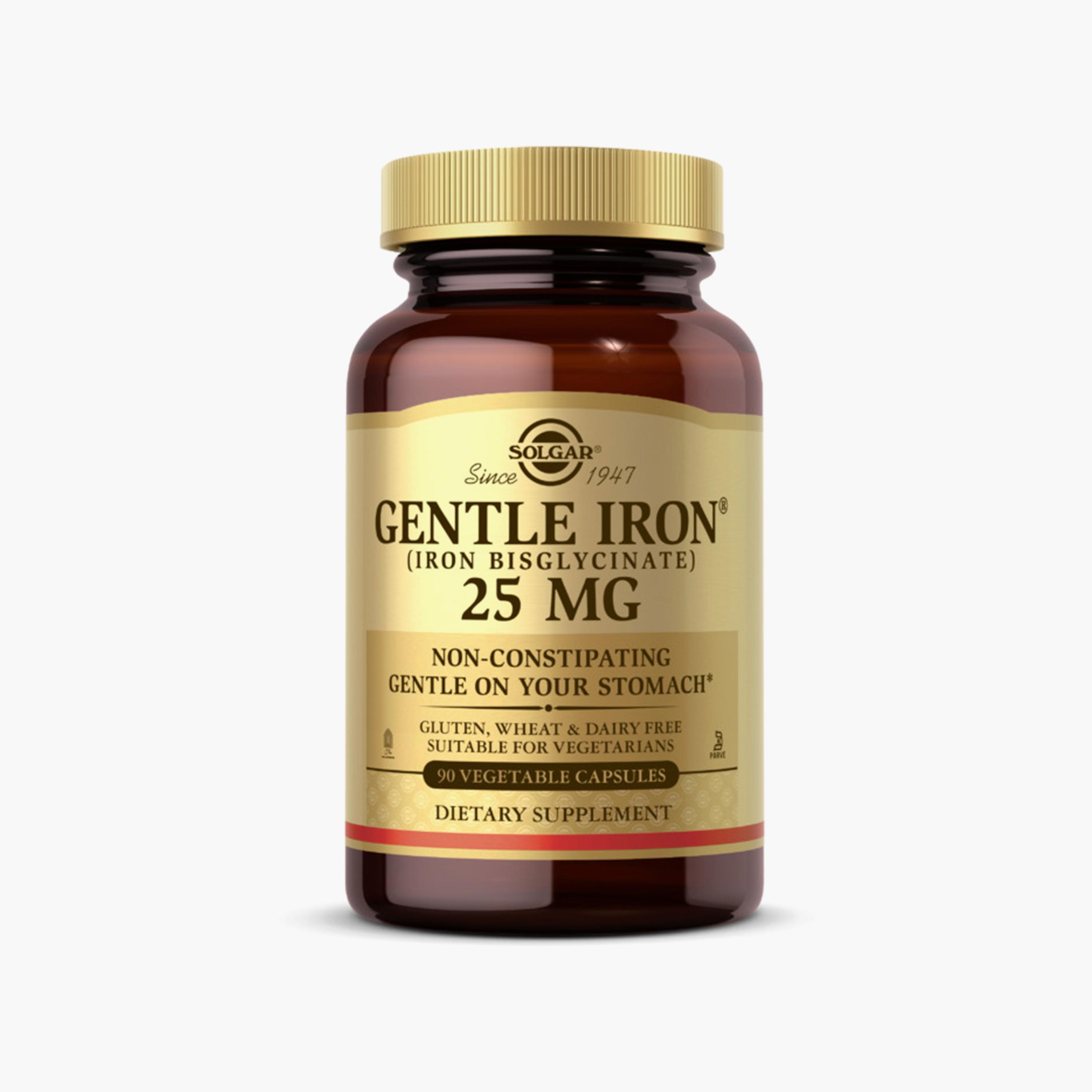 حديد لطيف، 25 ملغم، 90 كبسولة نباتية-sports-nutrition-vitaminshealthsupplements-image-1