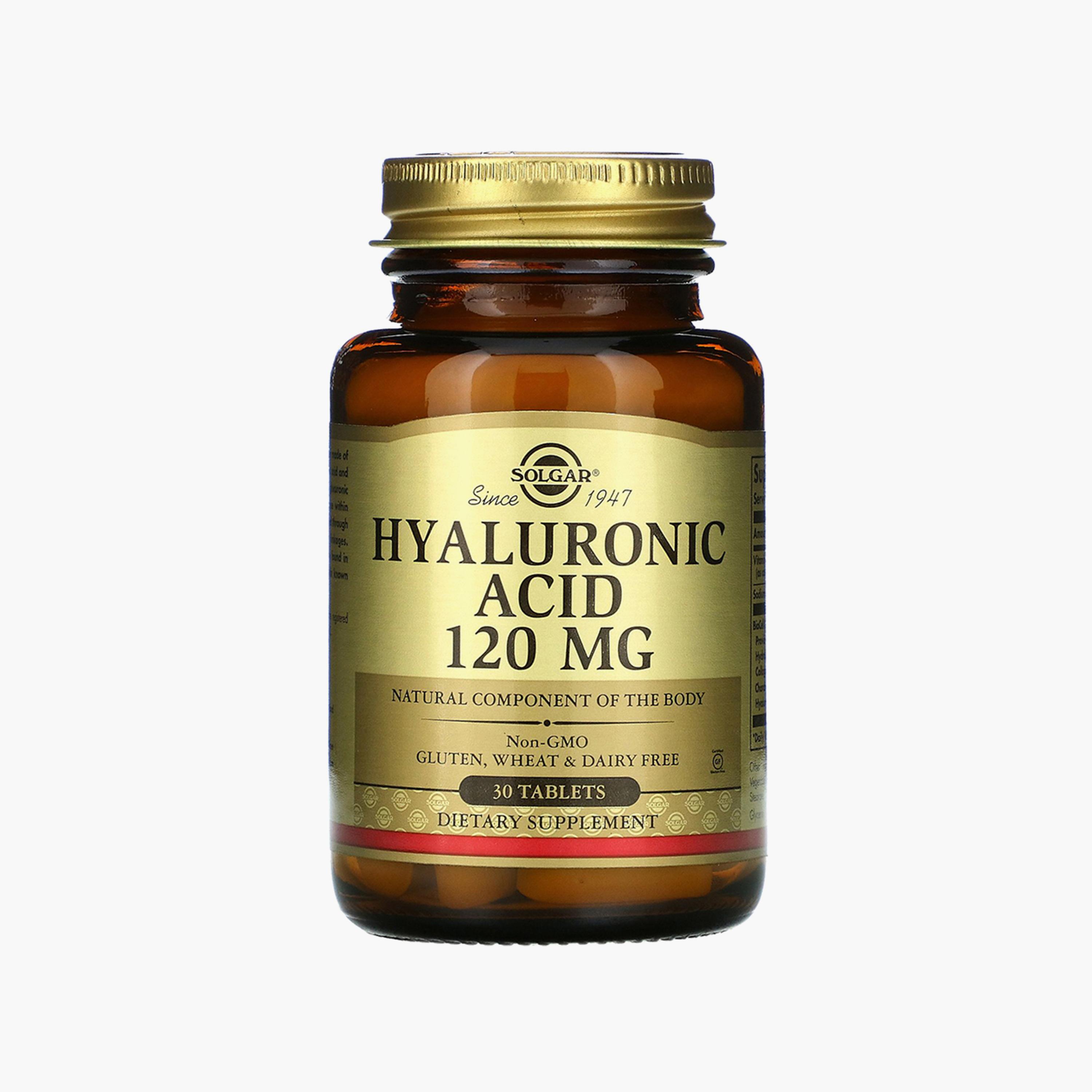 حمض الهيالورونيك، 120 ملجم، 30 قرص-sports-nutrition-vitaminshealthsupplements-image-1