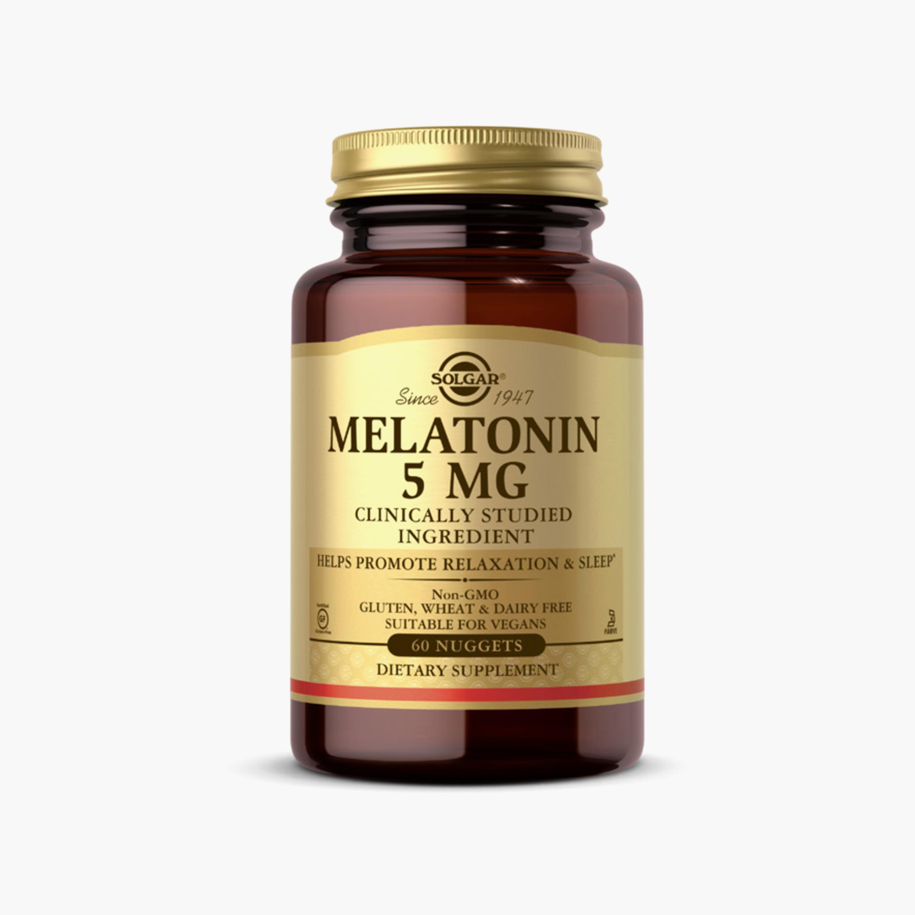 قطع الميلاتونين، 5 ملغ، 60 قطعة-sports-nutrition-vitaminshealthsupplements-image-1