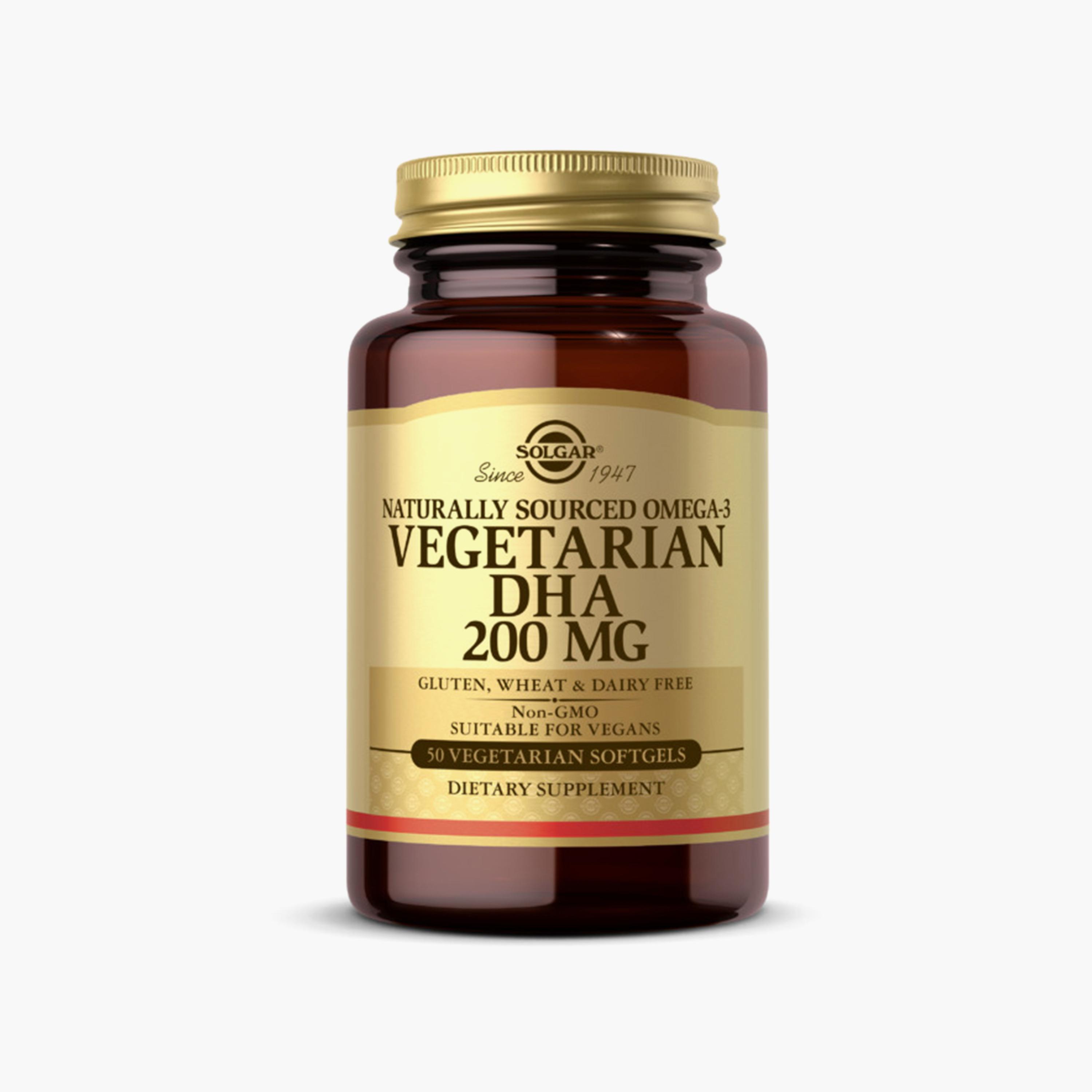 Omega-3 Dha, 200 mg, 50 Vegetarian Softgels-sports-nutrition-vitaminshealthsupplements-image-1