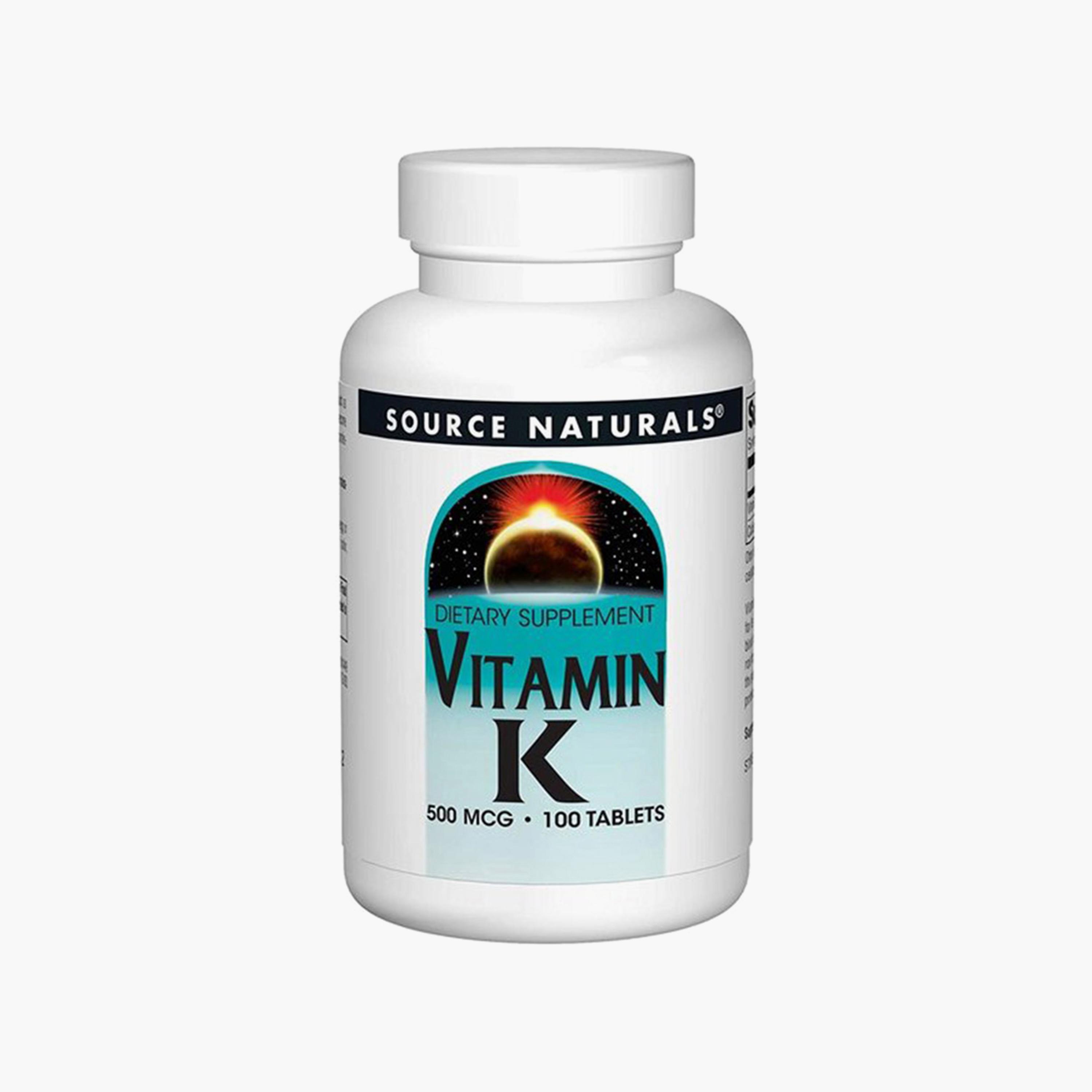 فيتامين كيه، 500 ميكروغرام، 100 قرص-sports-nutrition-vitaminshealthsupplements-image-1