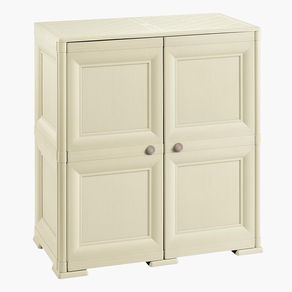 Tontarelli 4-Compartment Multipurpose Storage Cabinet - 79x43x85.5 cm
