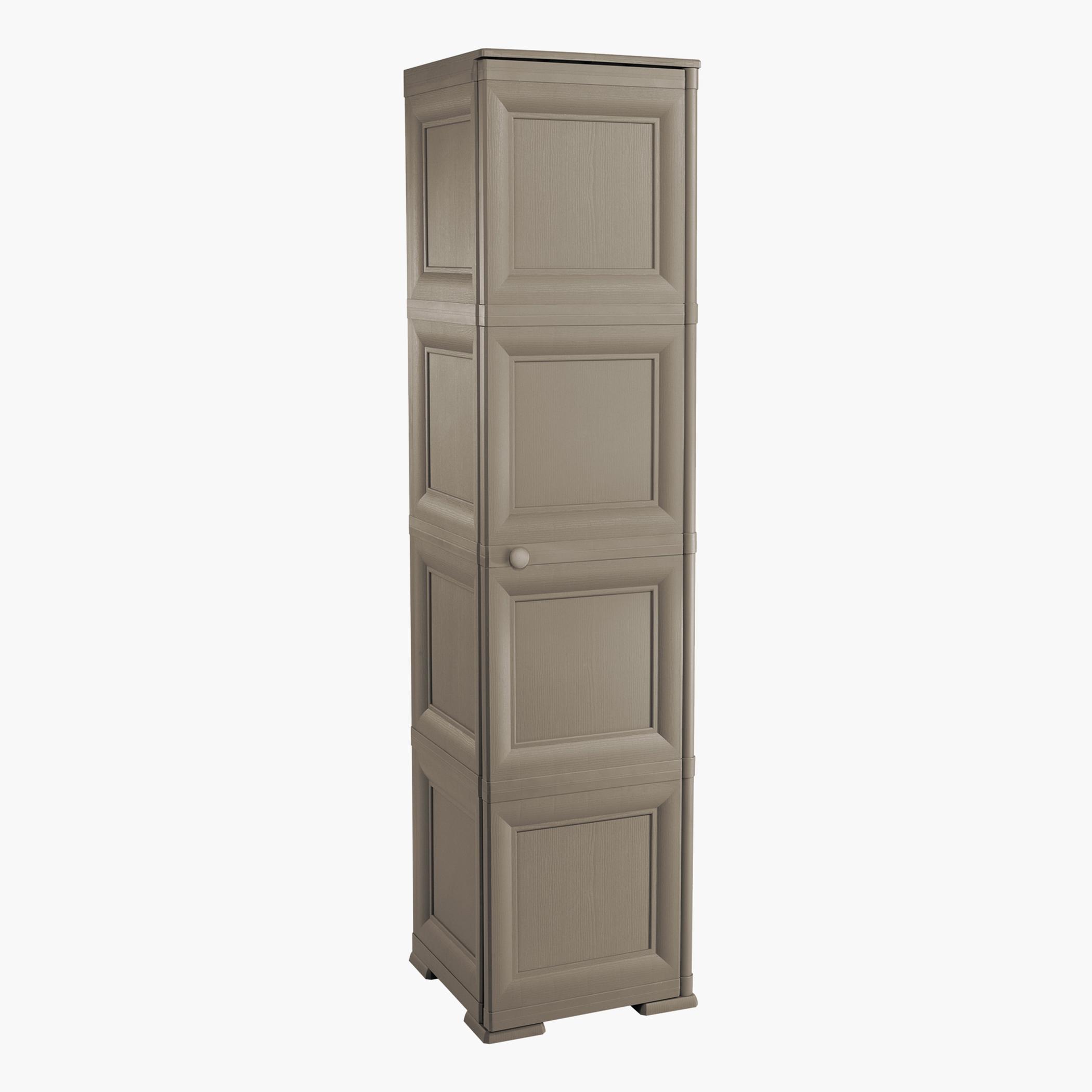Tontarelli Multipurpose 4-Compartment Storage Cabinet - 40x43x164 cm
