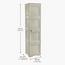 Tontarelli Multipurpose 4-Compartment Storage Cabinet - 40x43x164 cm-InfluencerCodes_Ramadan26_All_20012026-image-3