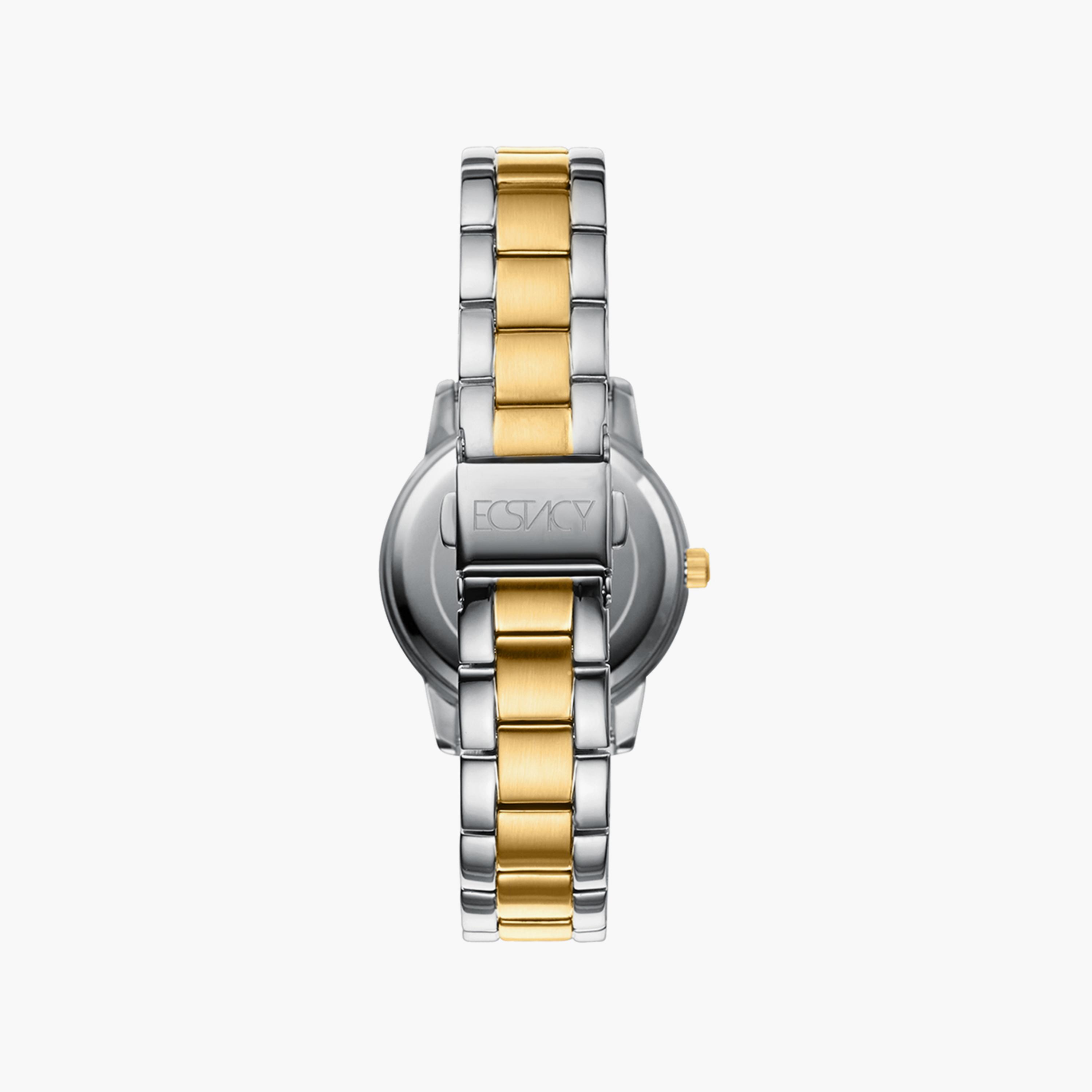 ساعة إكستاسي ذو انالوج للنساء بسوار فضي وذهبي مع ستانلس ستيل | E20503-TBTCM-women-watchesandjewellery-watches-image-3