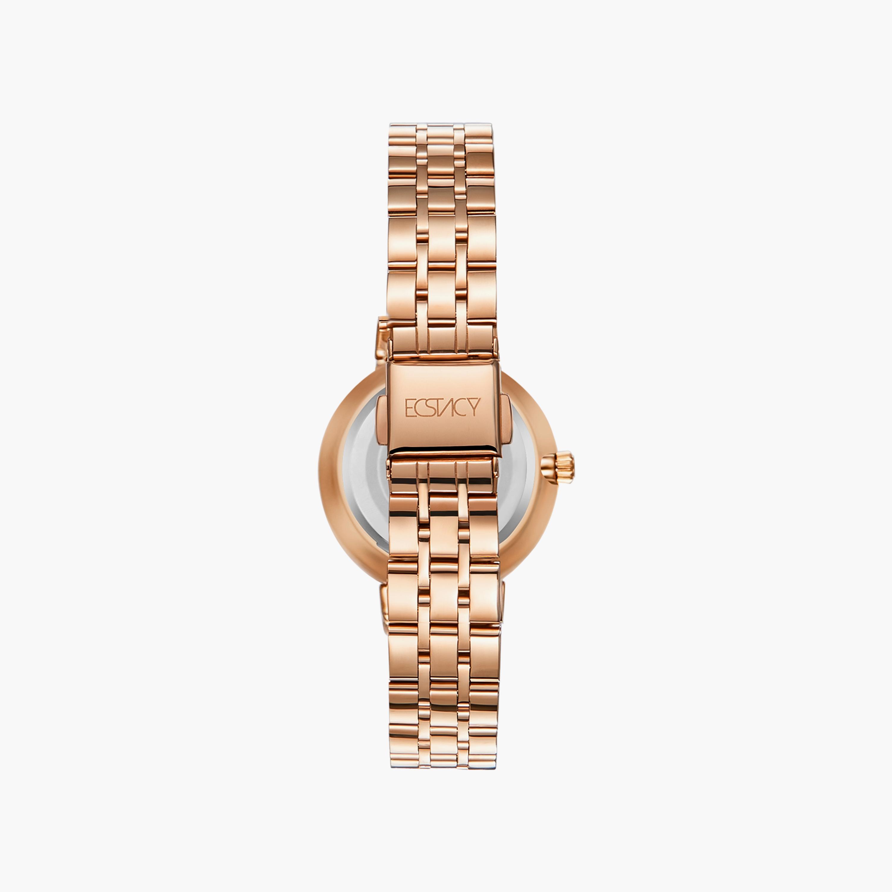 Ecstacy Rose Gold Analog Stainless Steel Strap Watch | E23506-RBKMK-women-watchesandjewellery-watches-image-3