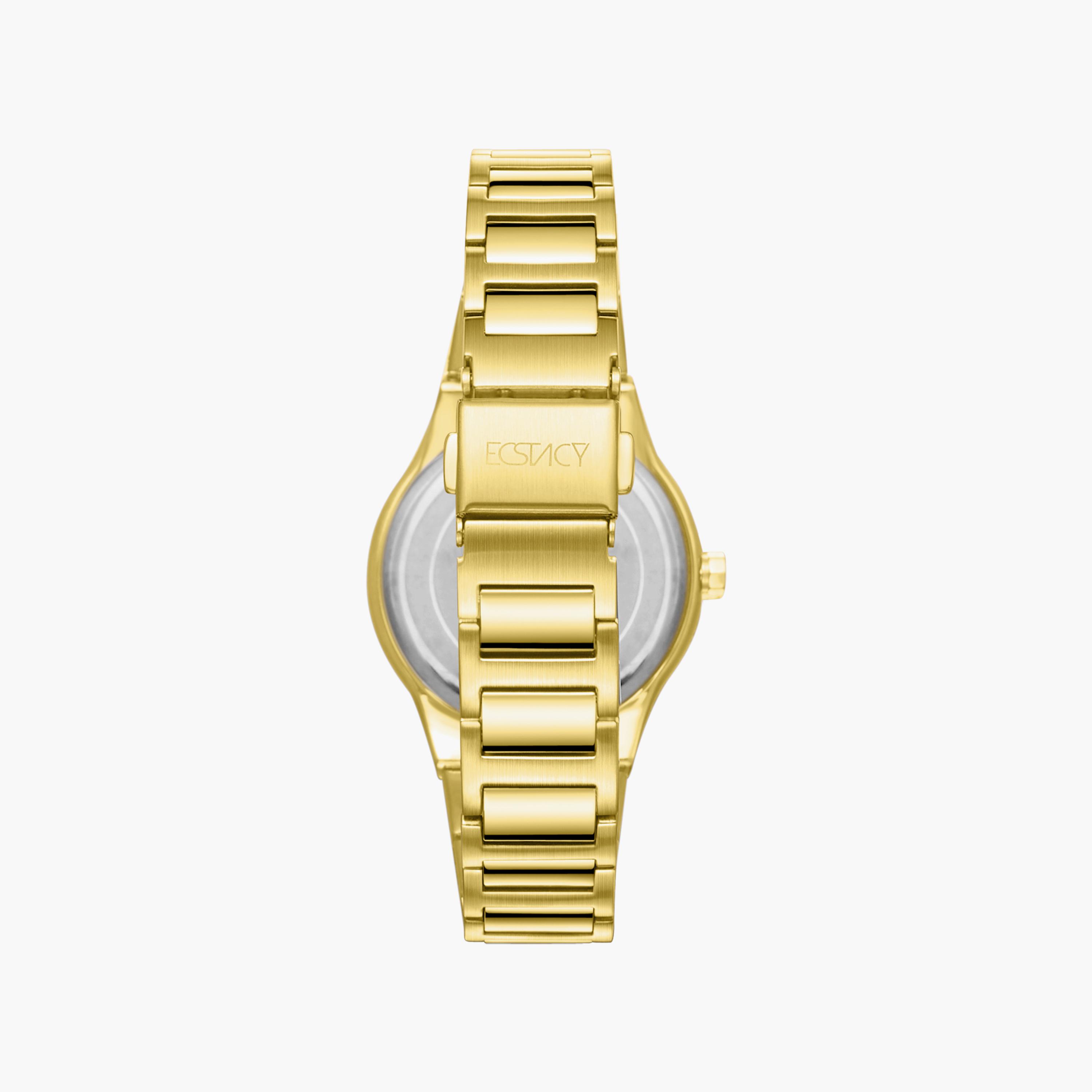 ساعة إكستاسي ذو انالوج للنساء بسوار ذهبي مع ستانلس ستيل | E23509-GBGG-women-watchesandjewellery-watches-image-3
