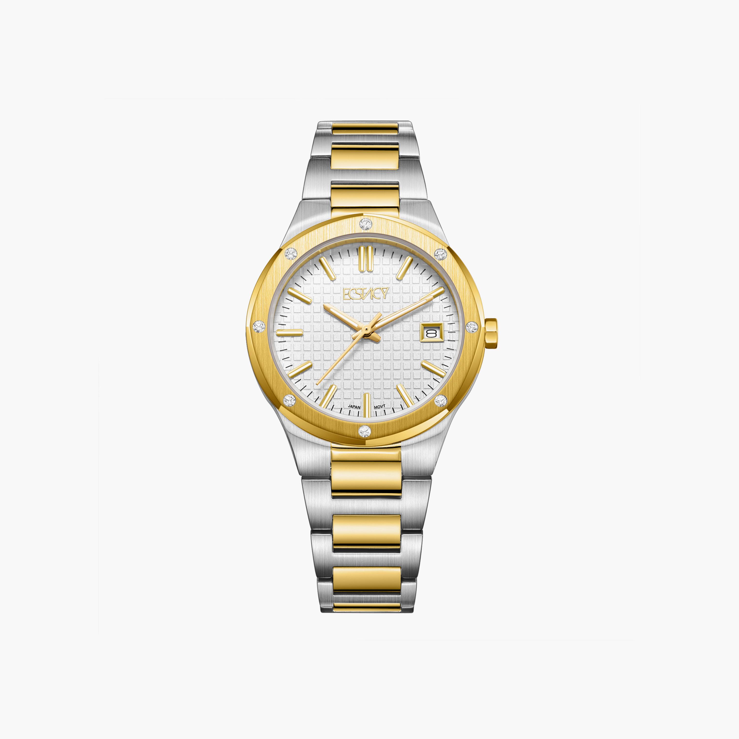 ساعة يد تناظرية فورس سوداء بسوار جلدي للرجال من جيس - W0674G6-women-watchesandjewellery-watches-image-1