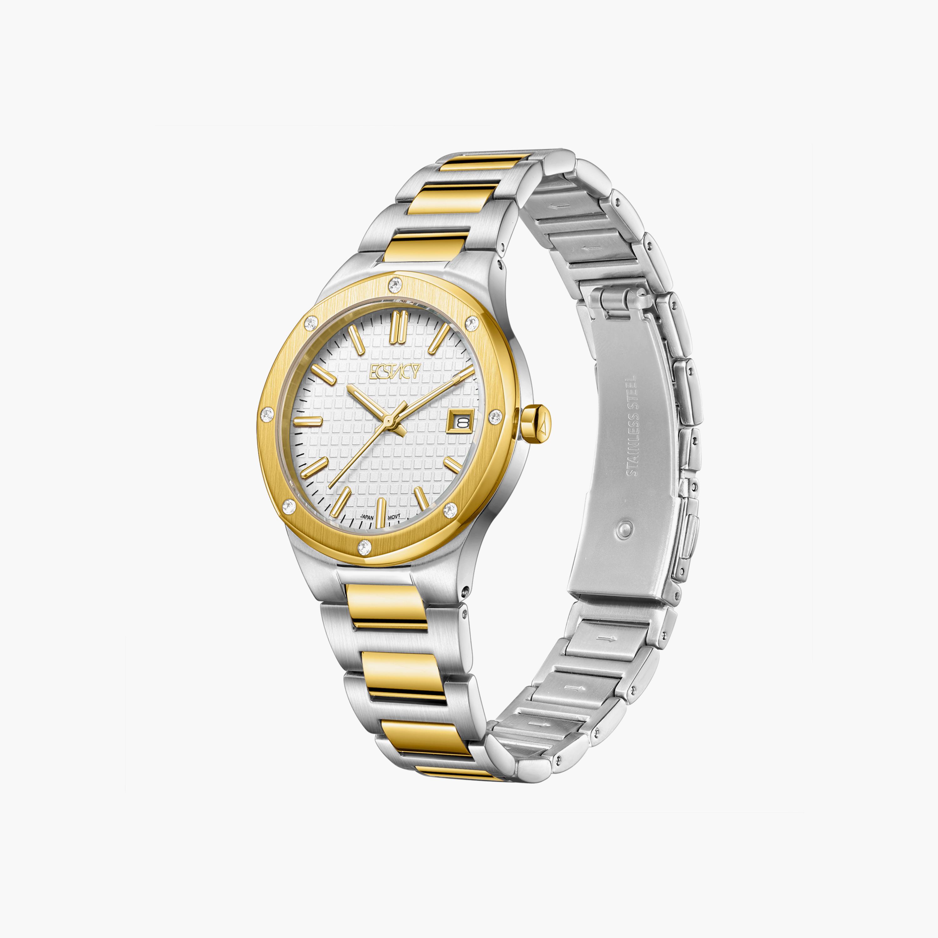 ساعة يد تناظرية فورس سوداء بسوار جلدي للرجال من جيس - W0674G6-women-watchesandjewellery-watches-image-2
